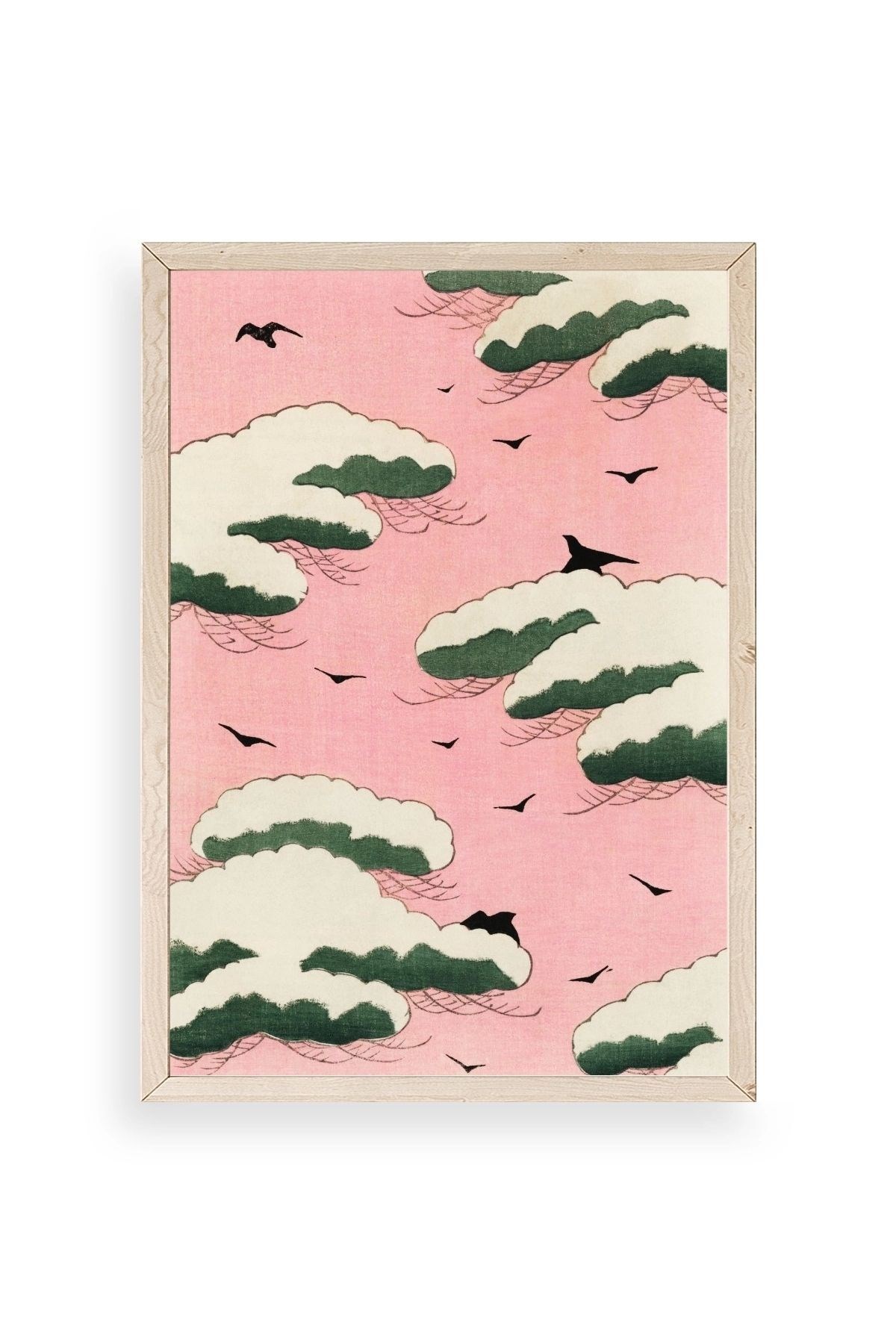 Bitjutsi Sekai Ahşap Çerçeveli Tablo 30 x 42