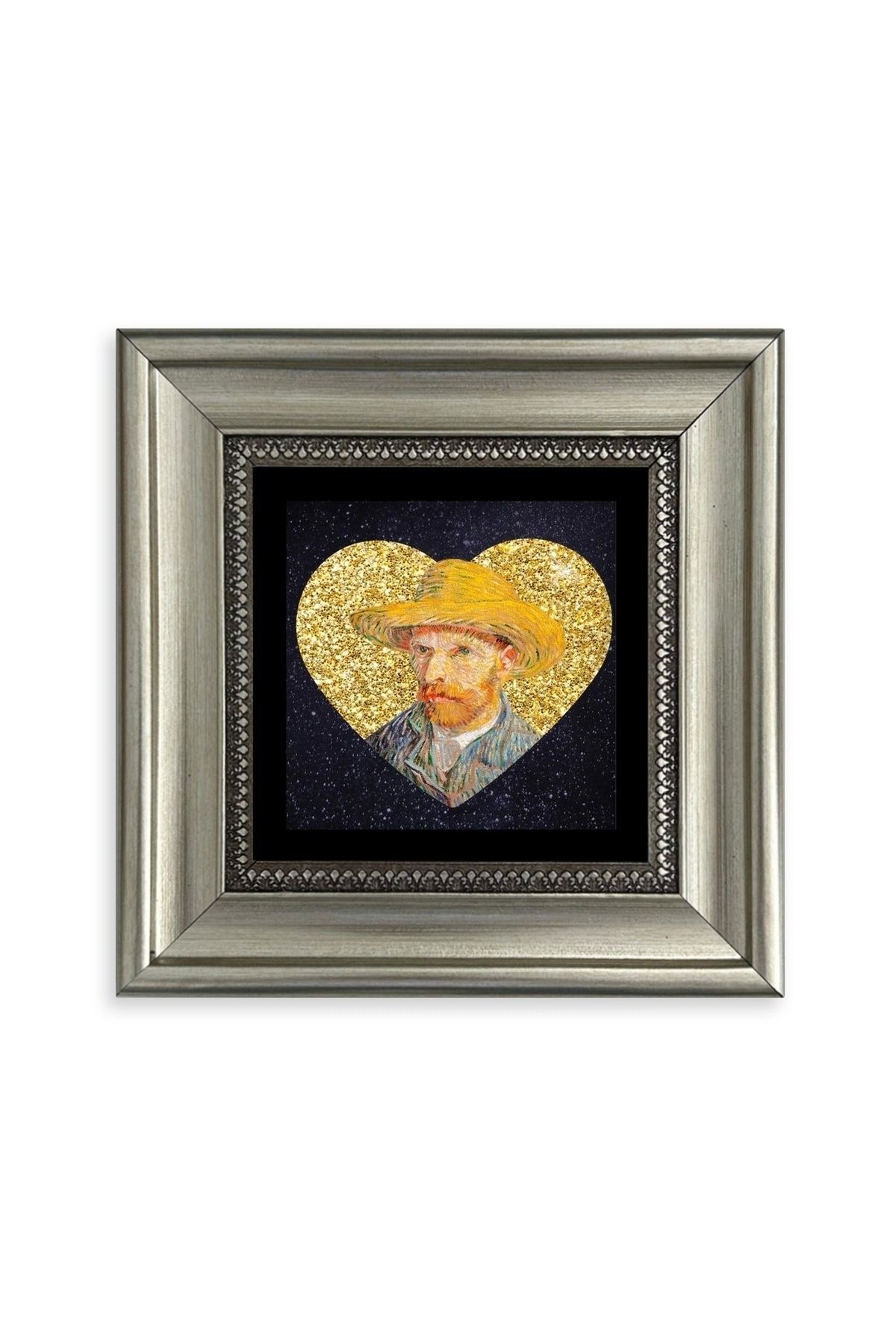 Van Gogh Çerçeveli Taş Tablo 20 cm