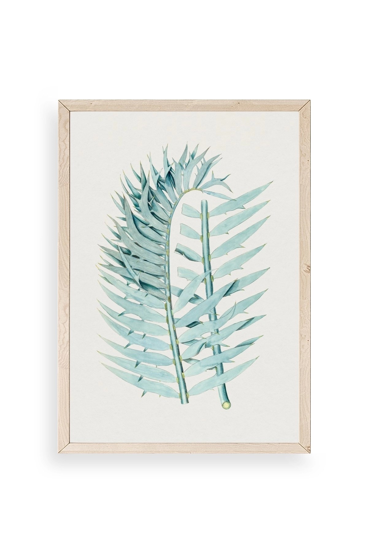 Yapraklar Ahşap Çerçeveli Tablo 23 x 30