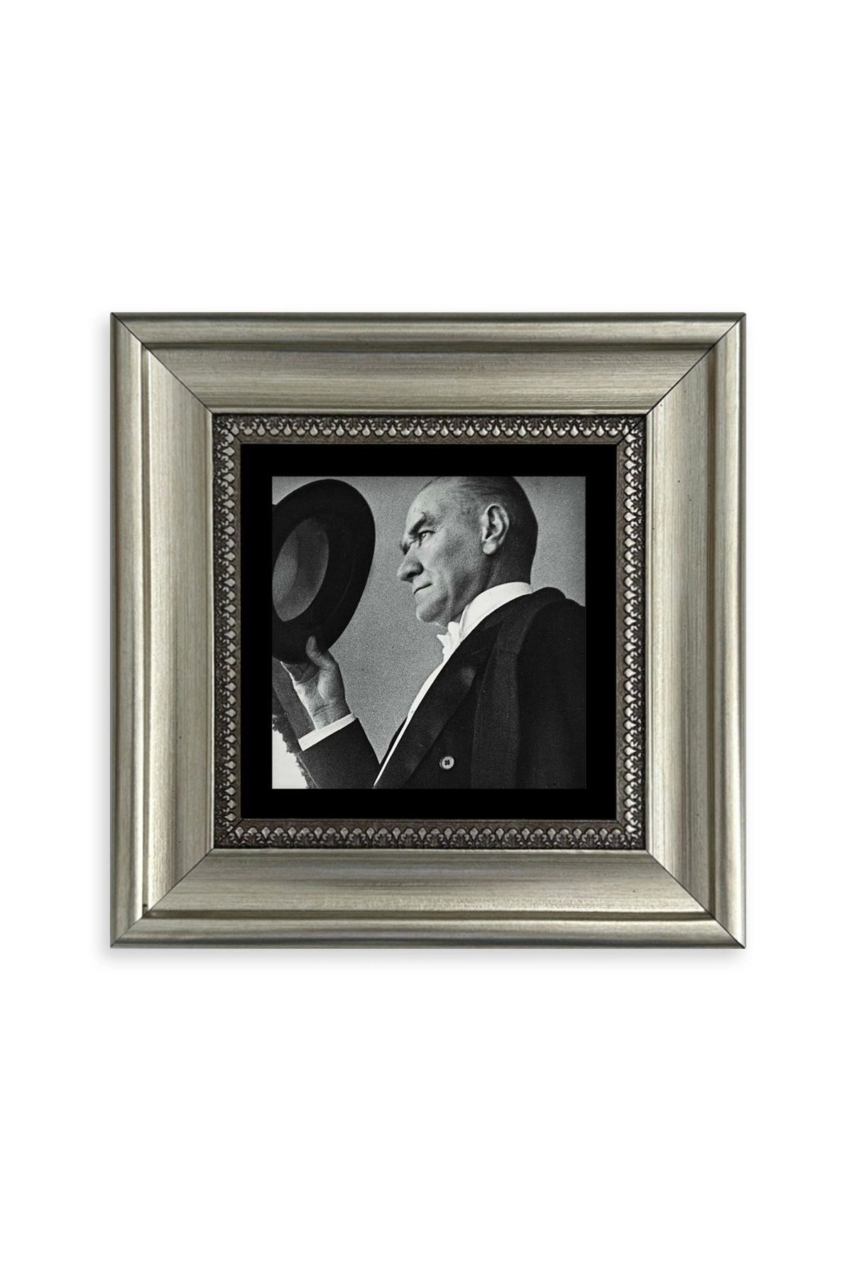 Atatürk Çerçeveli Taş Tablo 20 cm