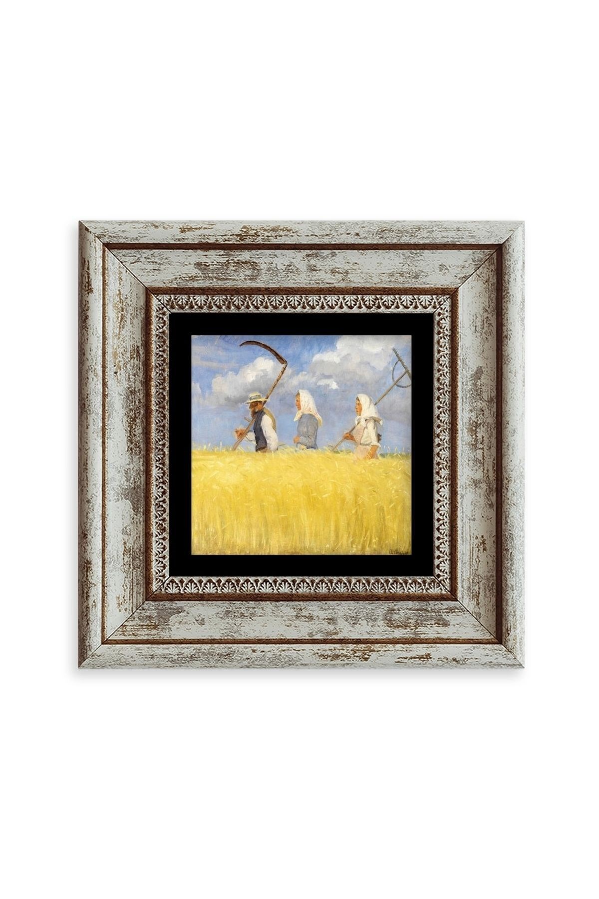 Van Gogh Çerçeveli Taş Tablo 20 cm