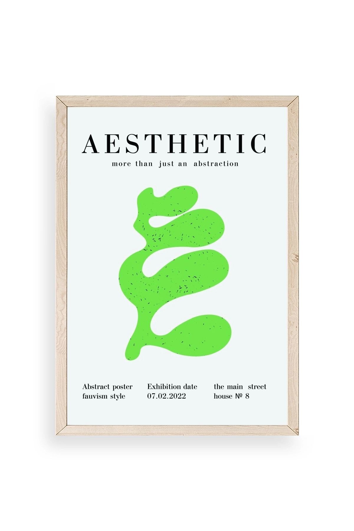 Modern Ahşap Çerçeveli Tablo 50 x 70