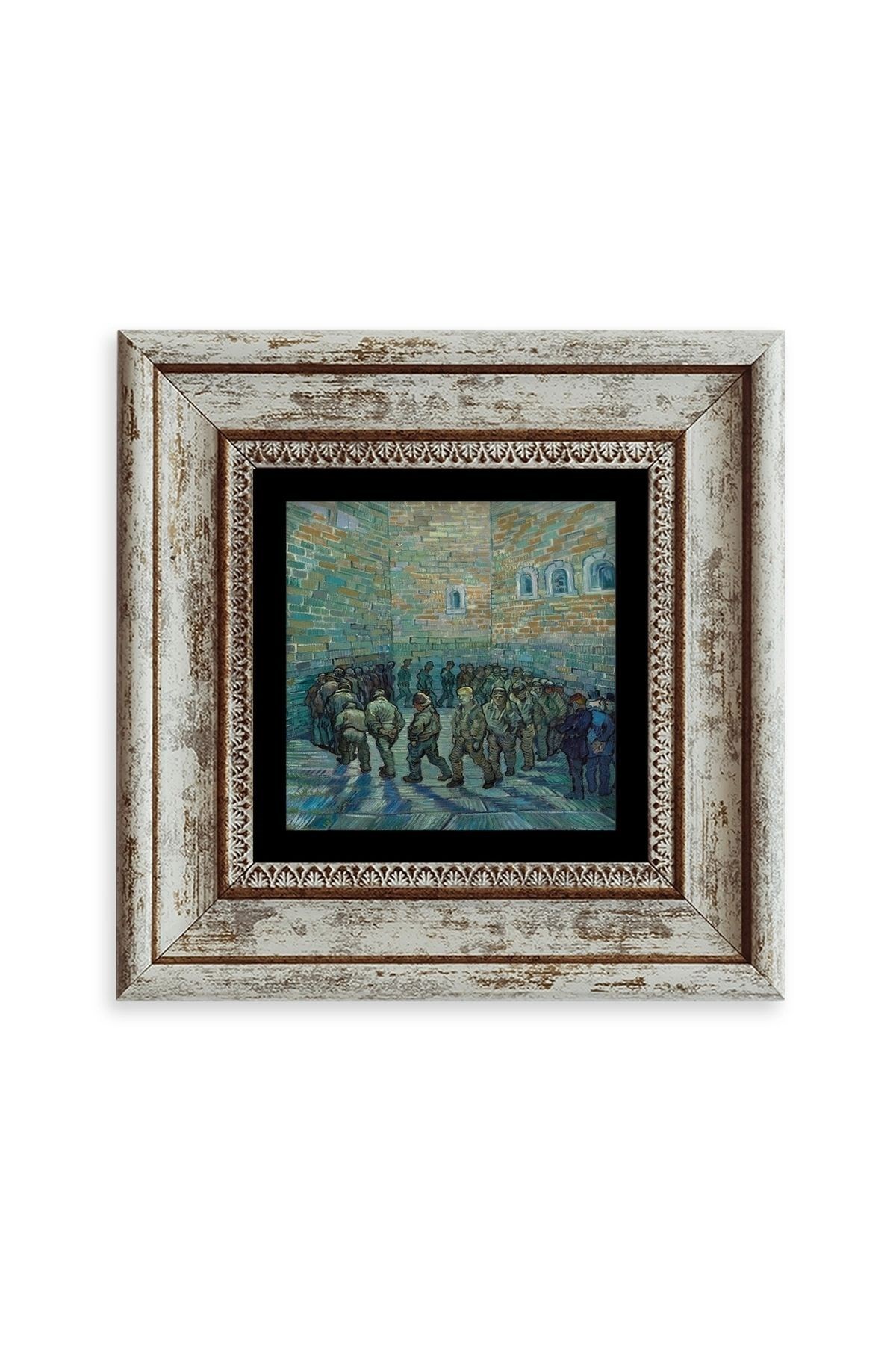 Van Gogh Çerçeveli Taş Tablo 20 cm