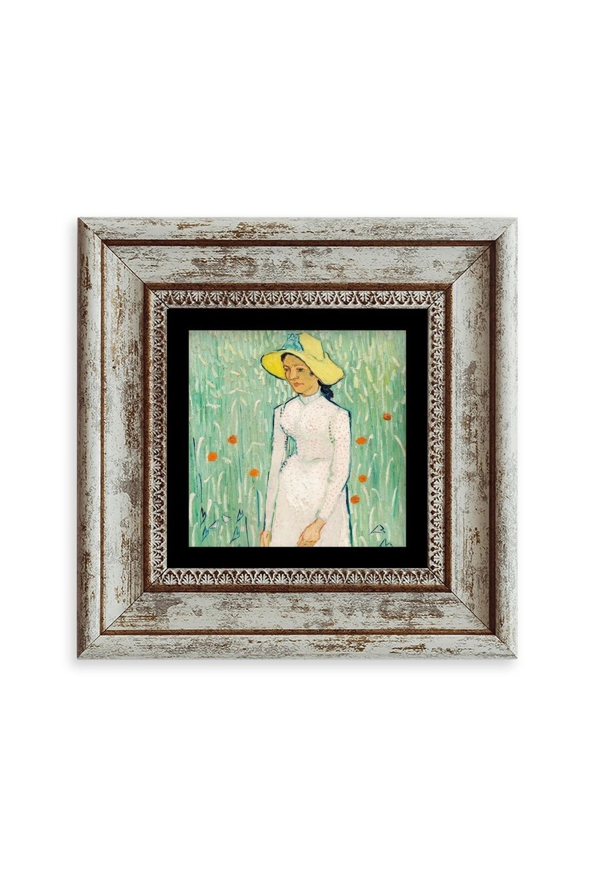 Van Gogh Çerçeveli Taş Tablo 20 cm