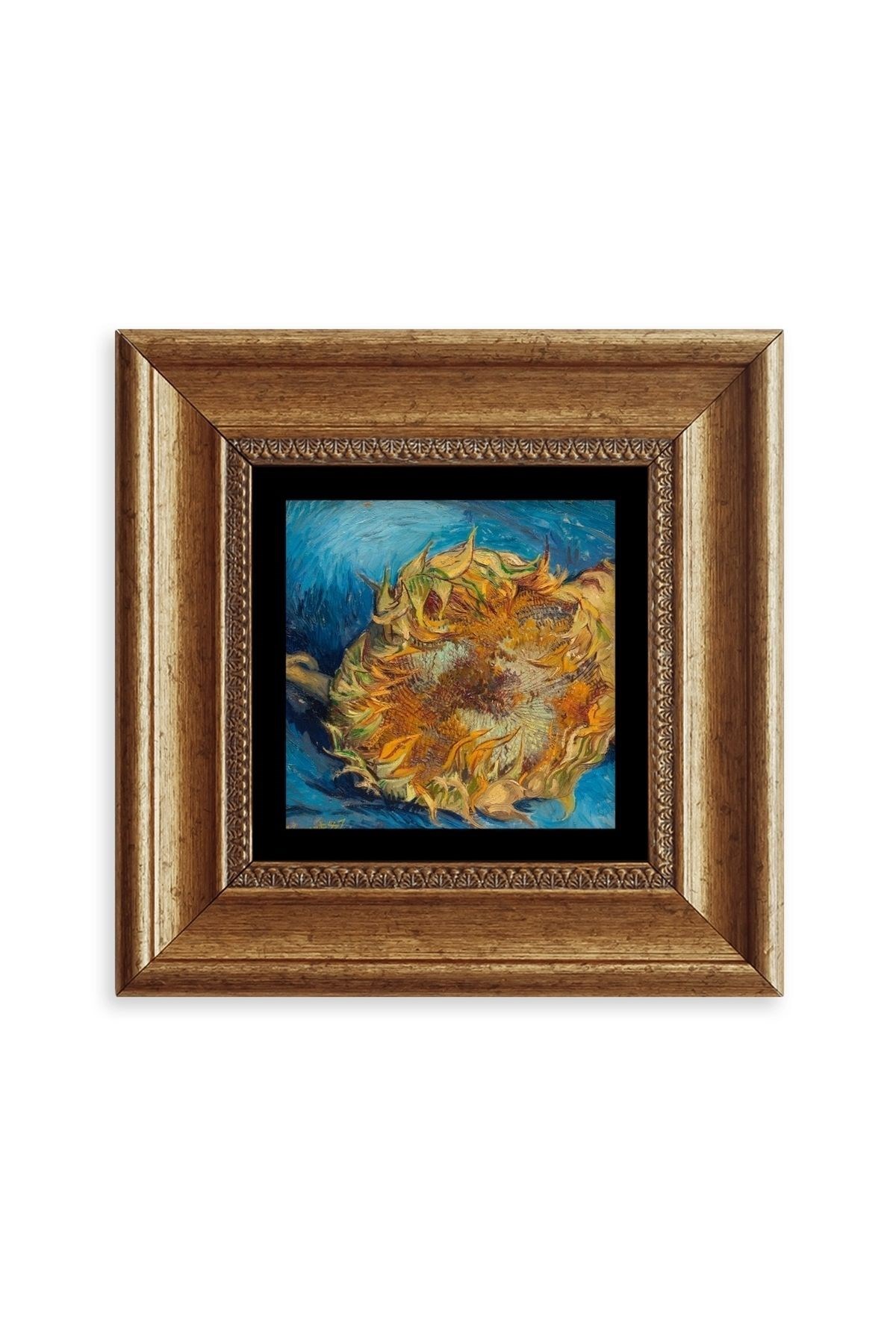 Van Gogh Çerçeveli Taş Tablo 20 cm
