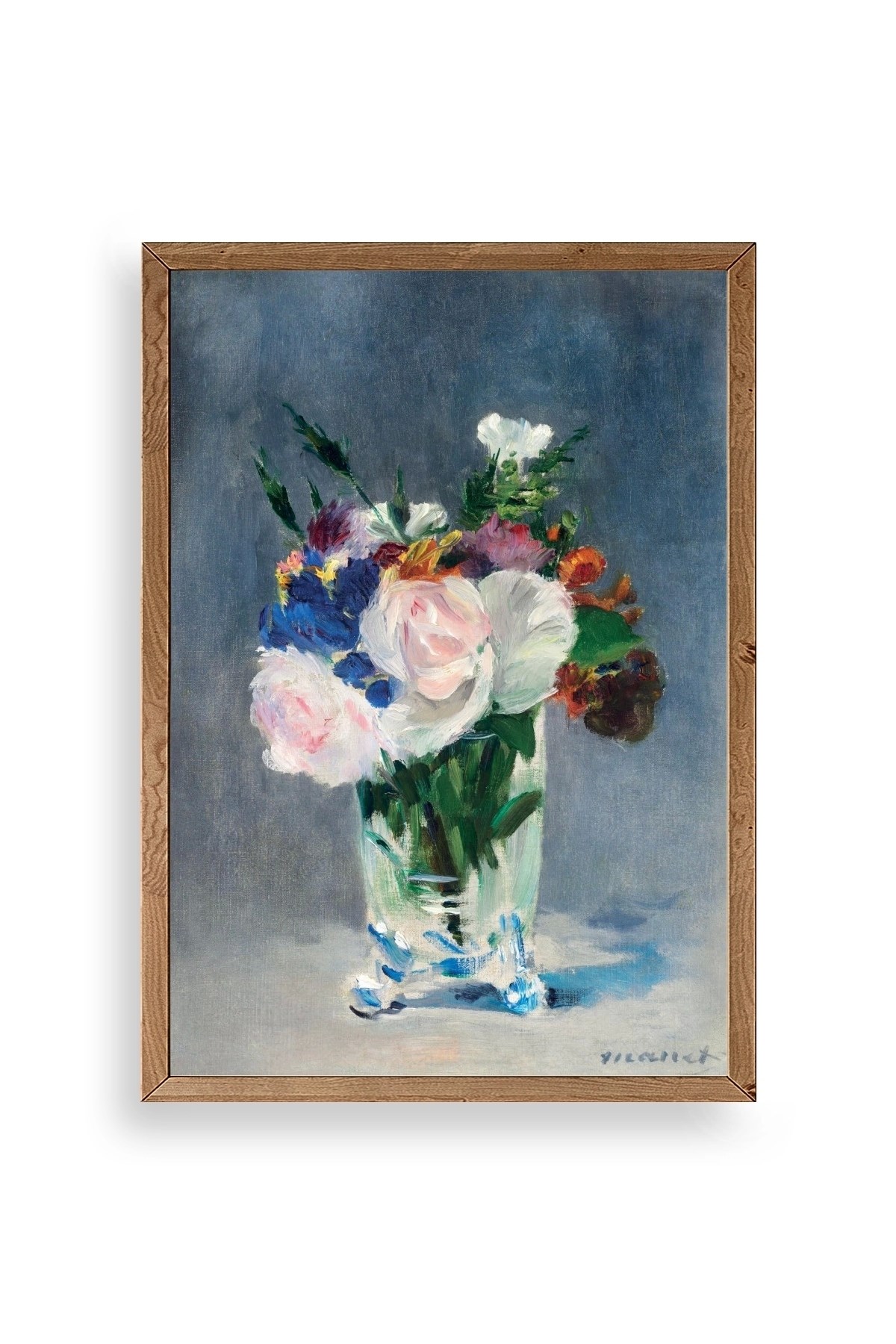 Manet Ahşap Çerçeveli Tablo 30 x 42