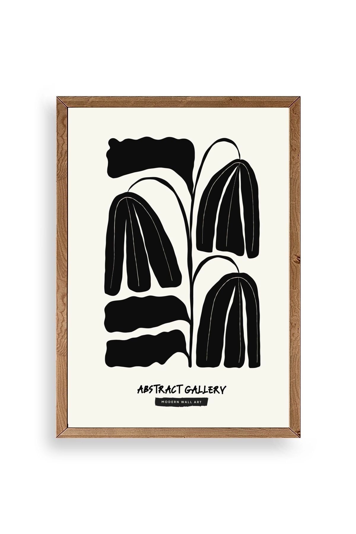 Çiçek Ahşap Çerçeveli Tablo 17 x 23