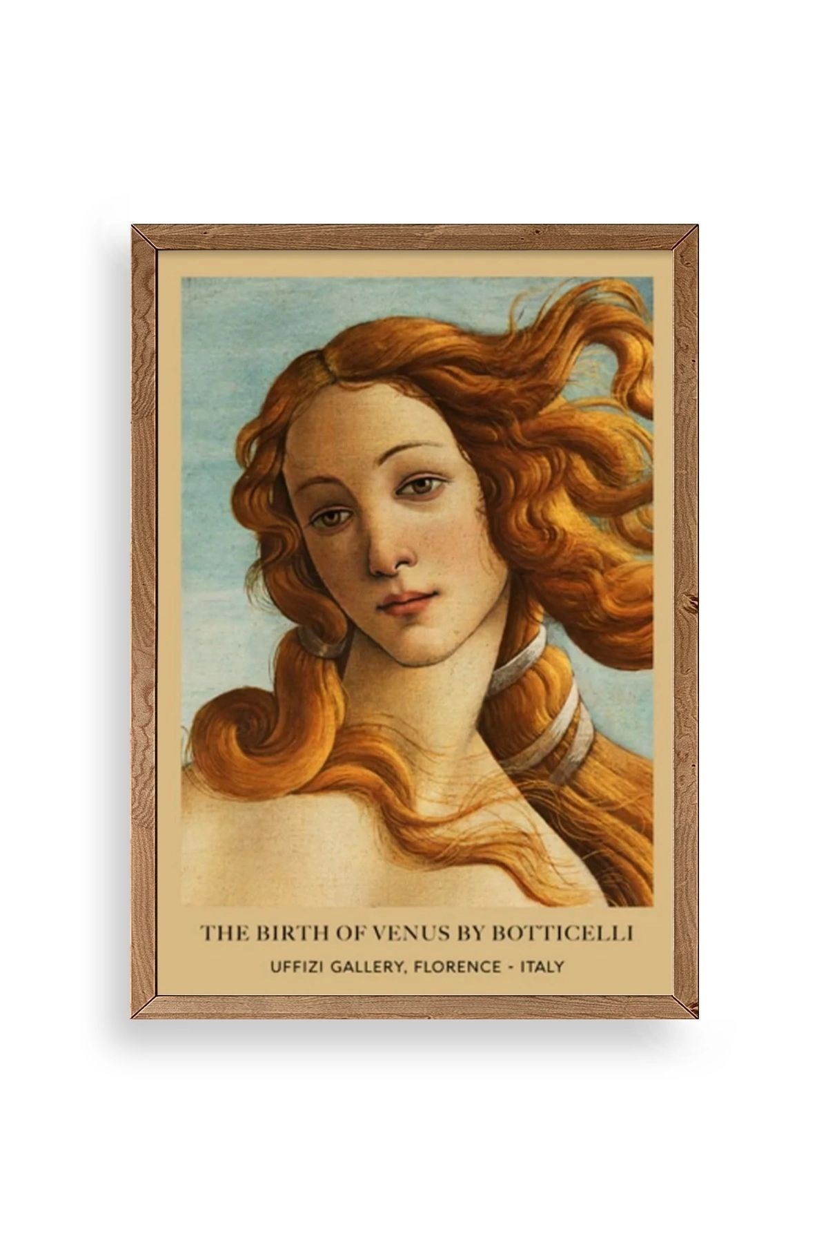 Kadın Ahşap Çerçeveli Tablo 50 x 70