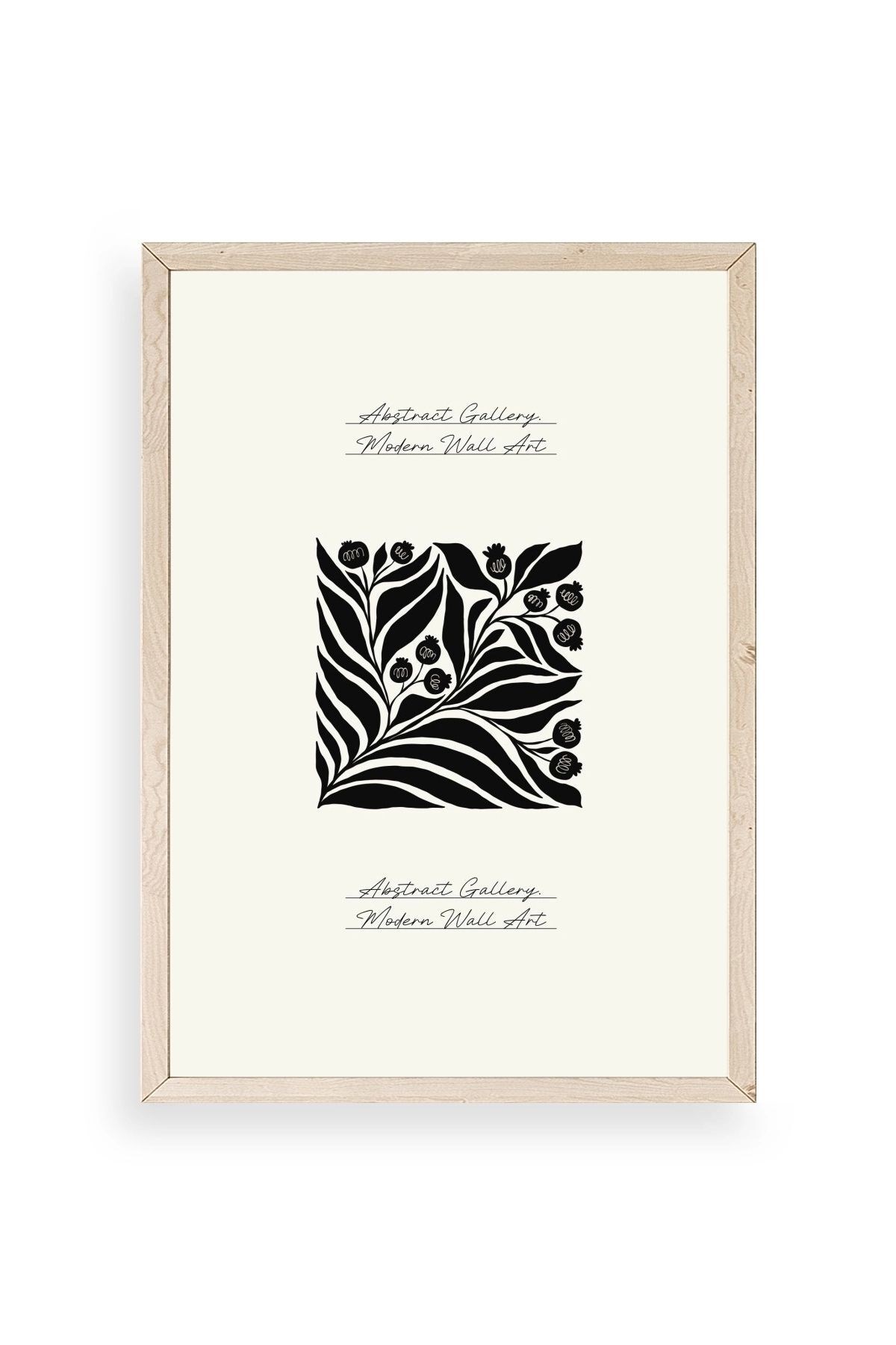 Çiçek Ahşap Çerçeveli Tablo 50 x 70