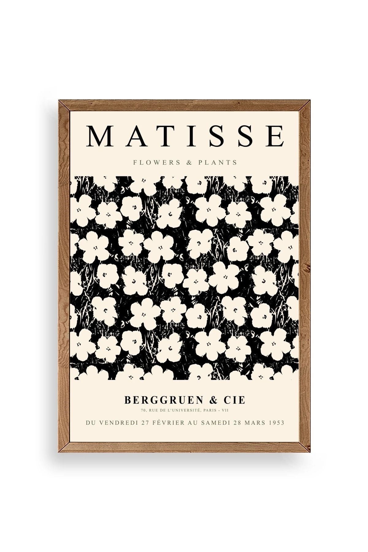 Matisse Ahşap Çerçeveli Tablo 23 x 30