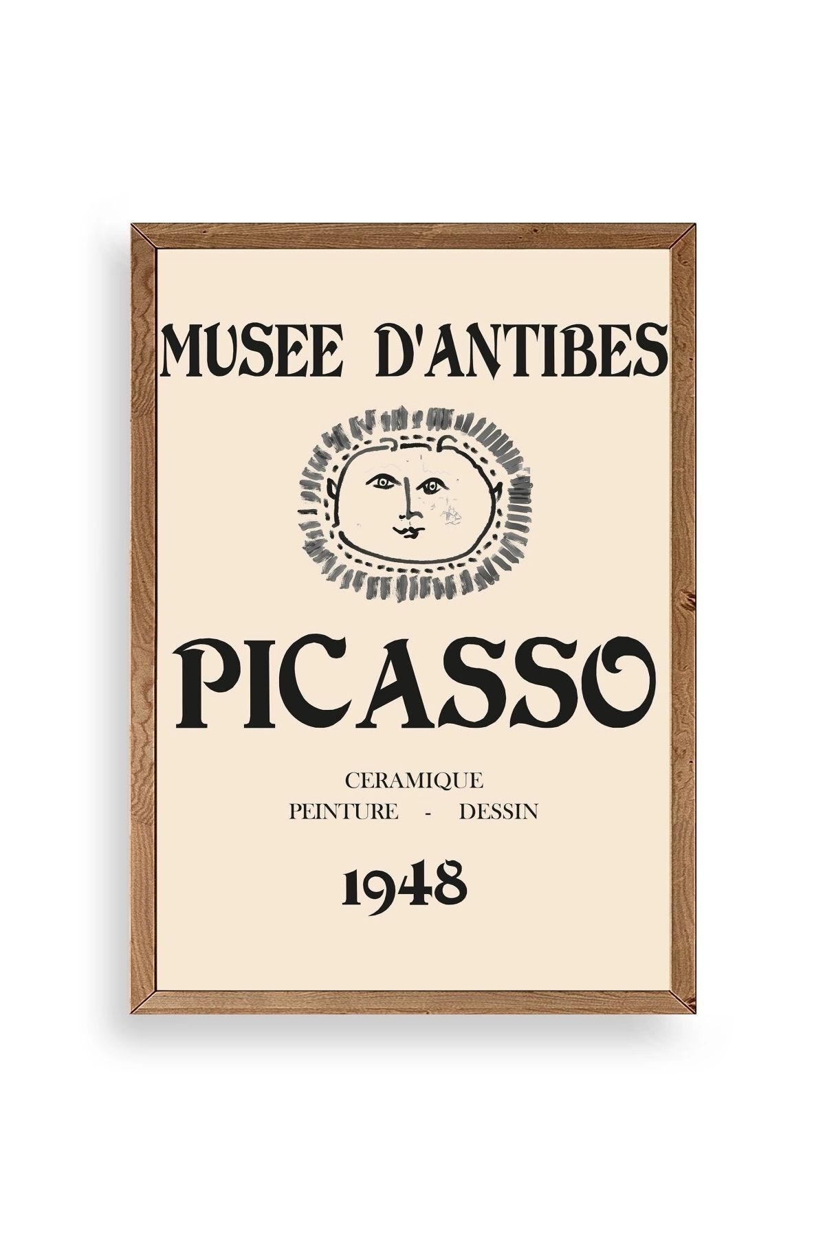 Picasso Ahşap Çerçeveli Tablo 30 x 42