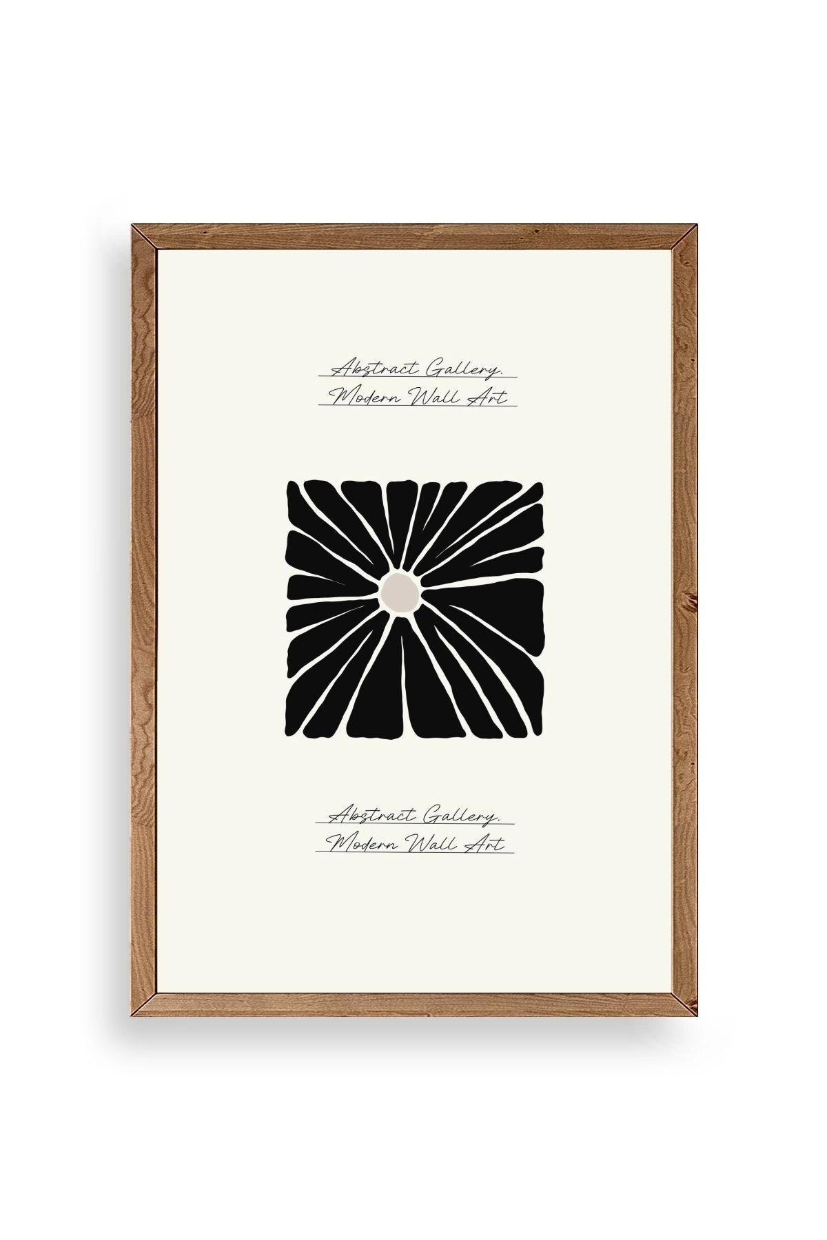 Çiçek Ahşap Çerçeveli Tablo 30 x 42