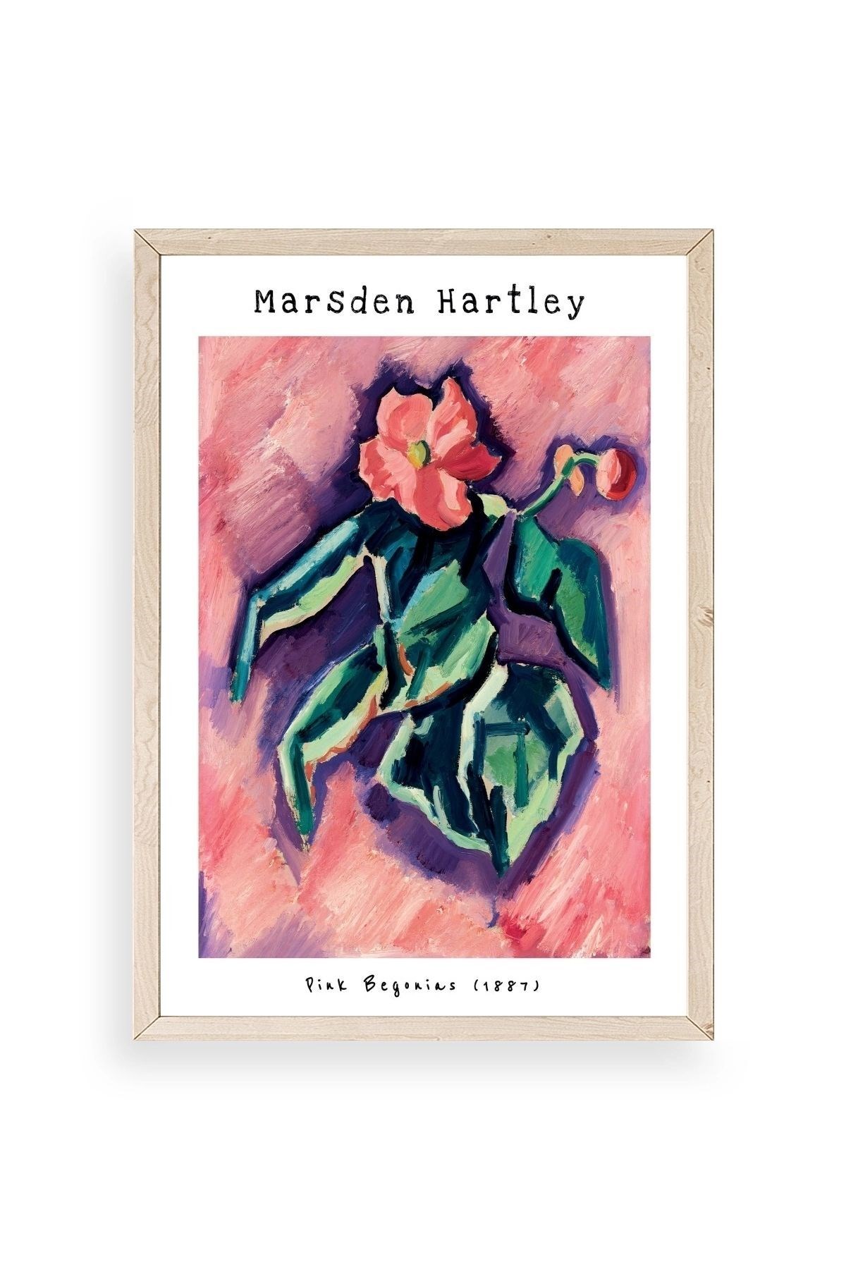 Marsden Hartley Ahşap Çerçeveli Tablo 30 x 42