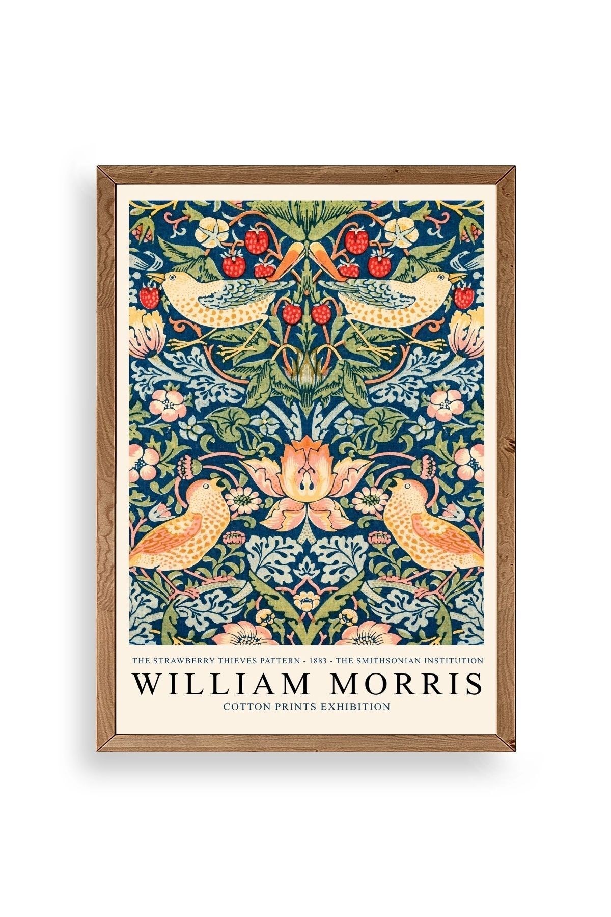 William Morris Ahşap Çerçeveli Tablo 50 x 70