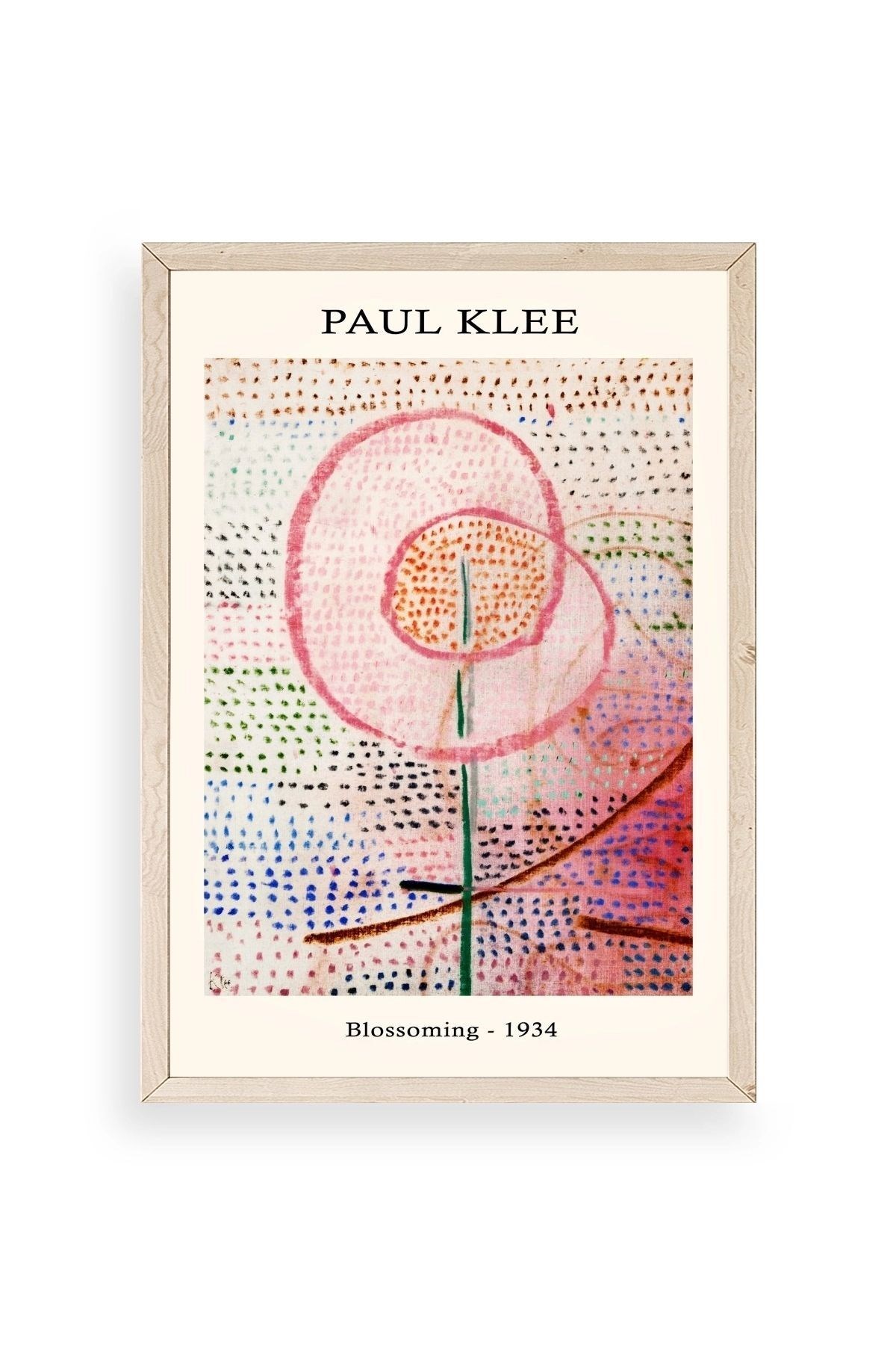 Paul Klee Ahşap Çerçeveli Tablo 23 x 30