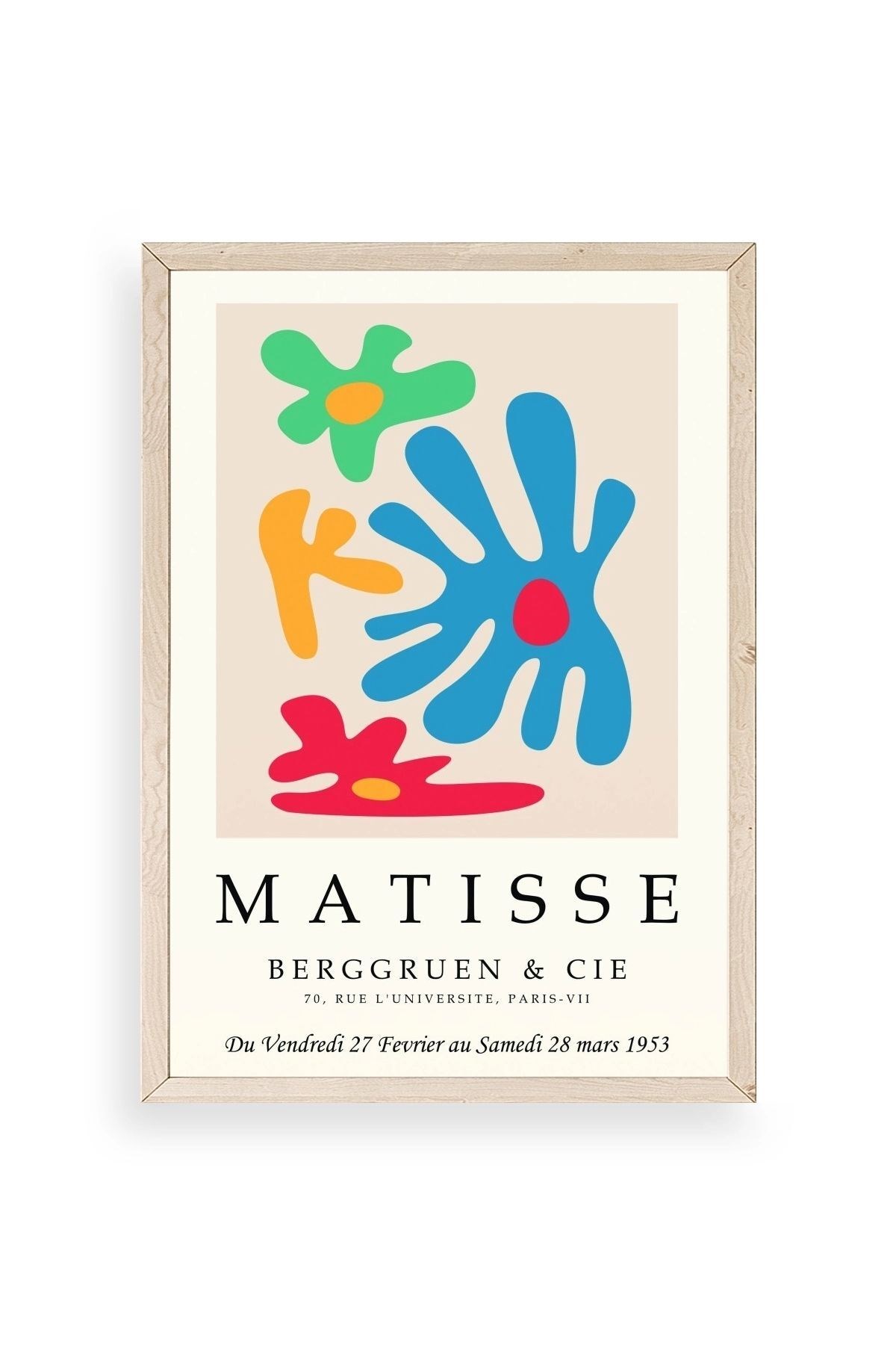 Fransız Ahşap Çerçeveli Tablo 23 x 30