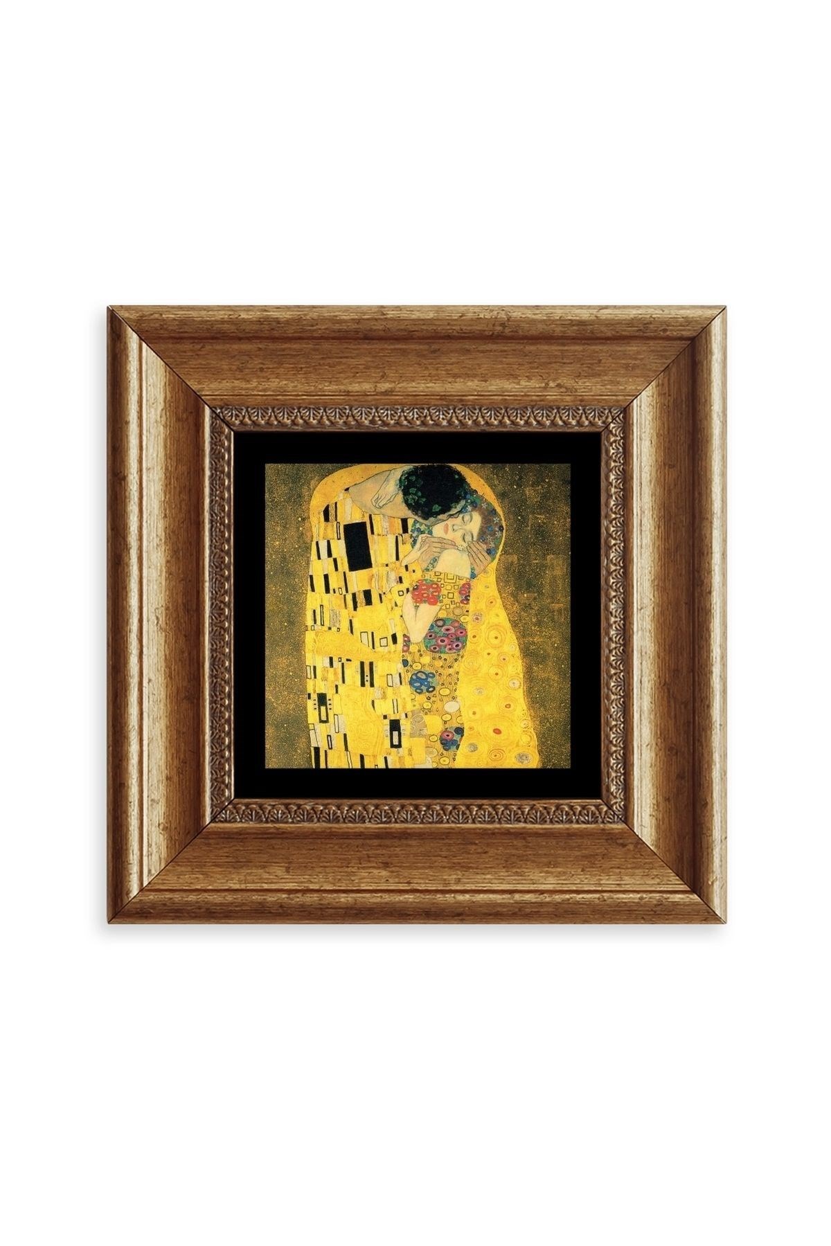 Gustav Klimpt Çerçeveli Taş Tablo 20 cm