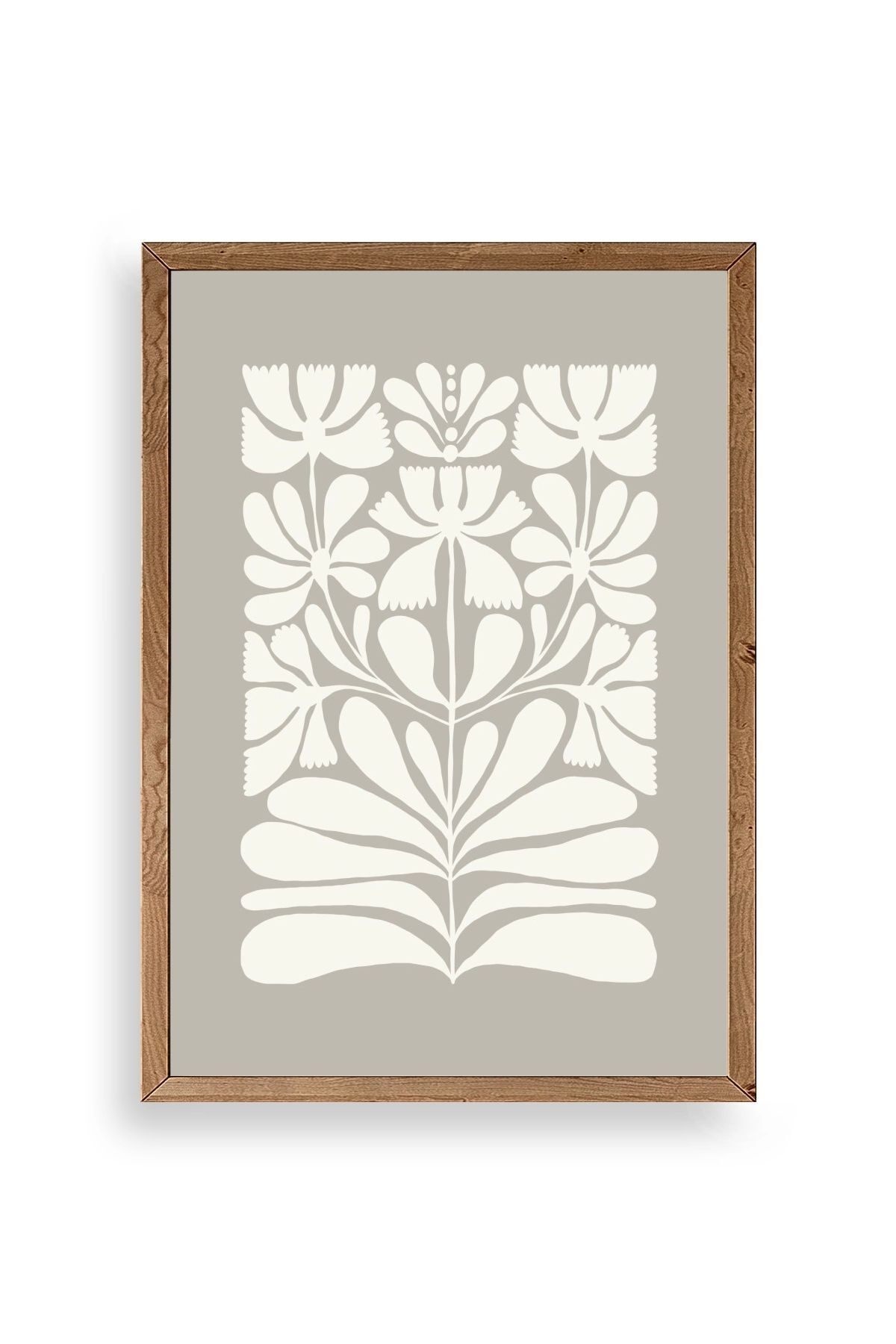 Desen Ahşap Çerçeveli Tablo 30 x 42