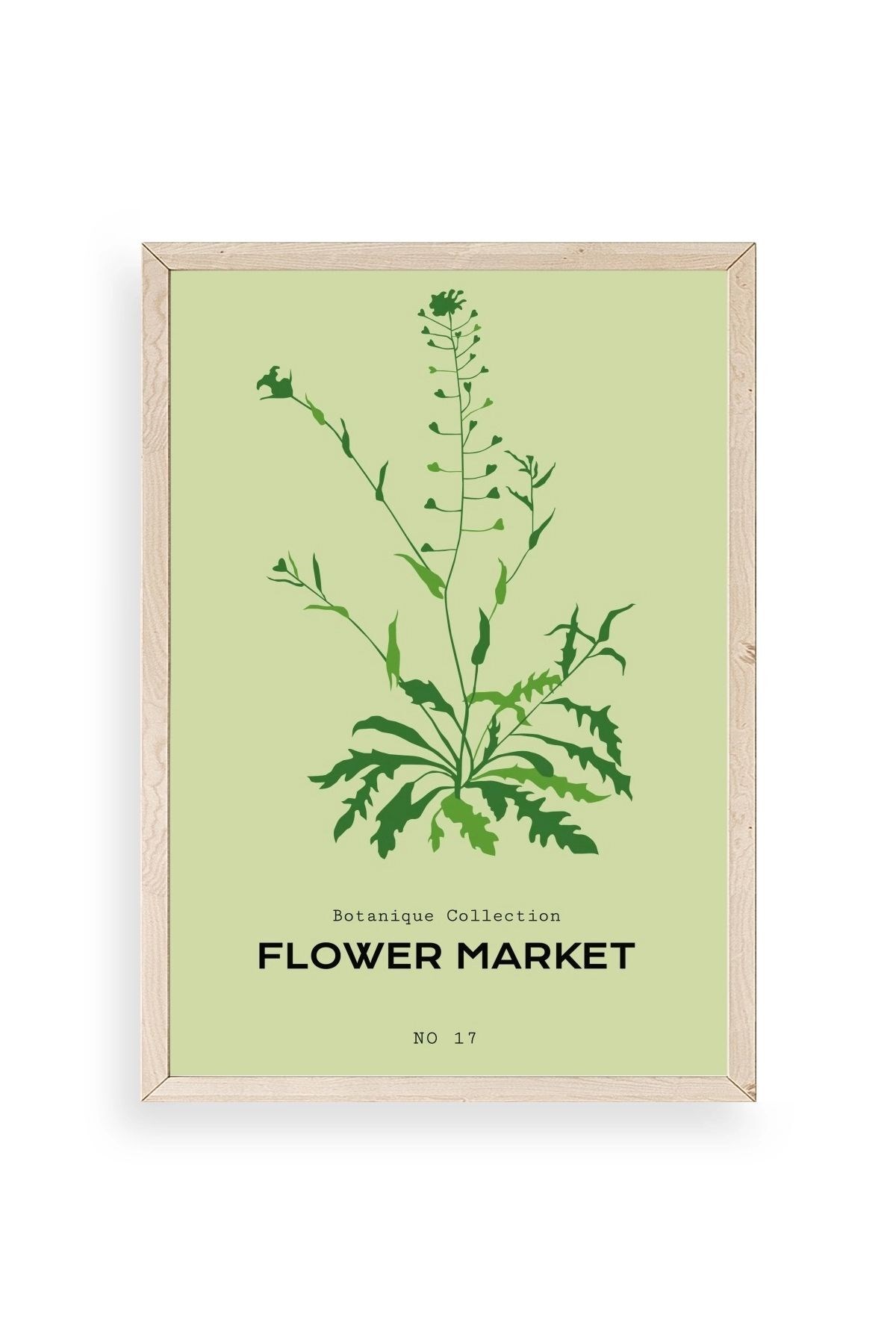 Çiçek Ahşap Çerçeveli Tablo 50 x 70