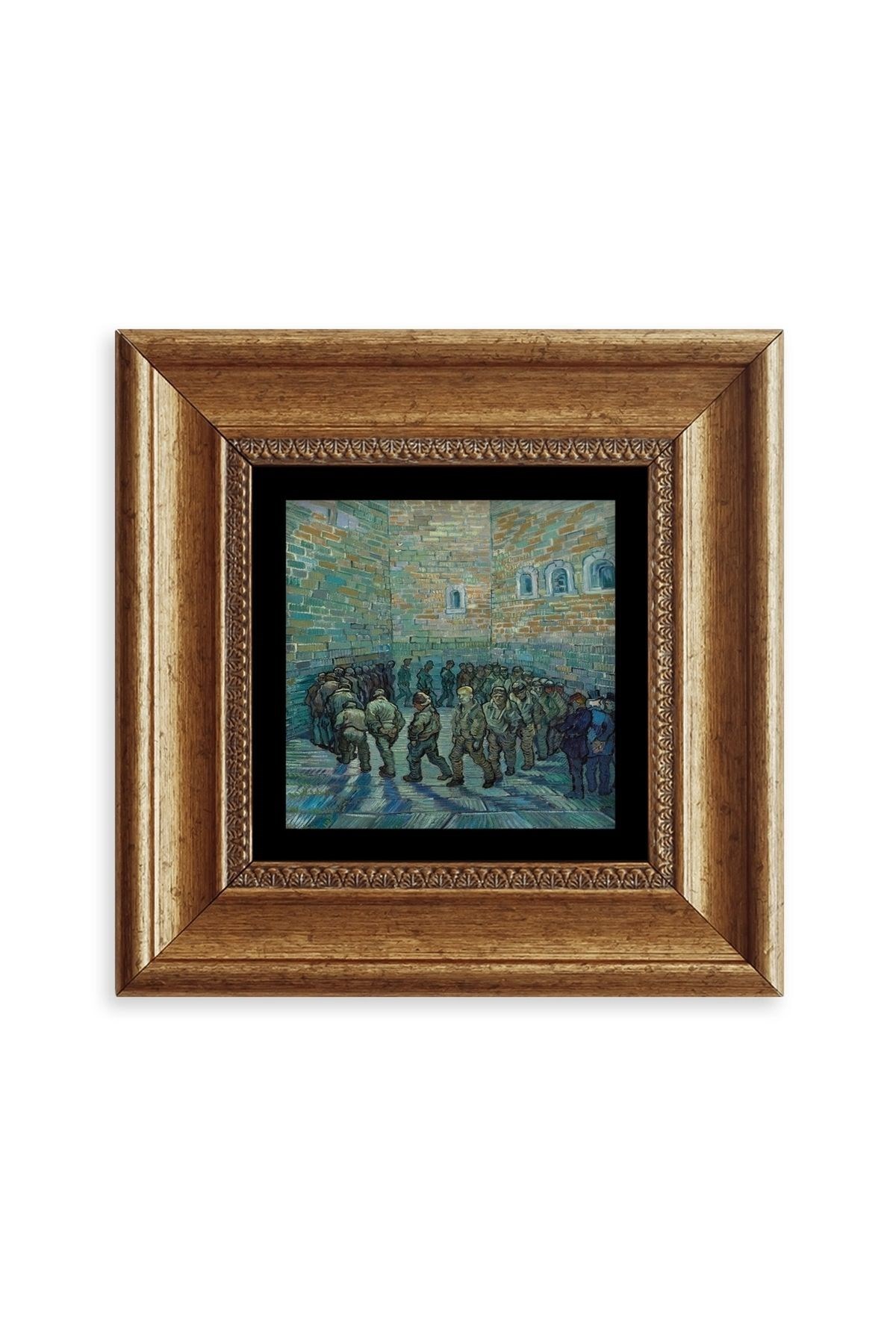Van Gogh Çerçeveli Taş Tablo 20 cm