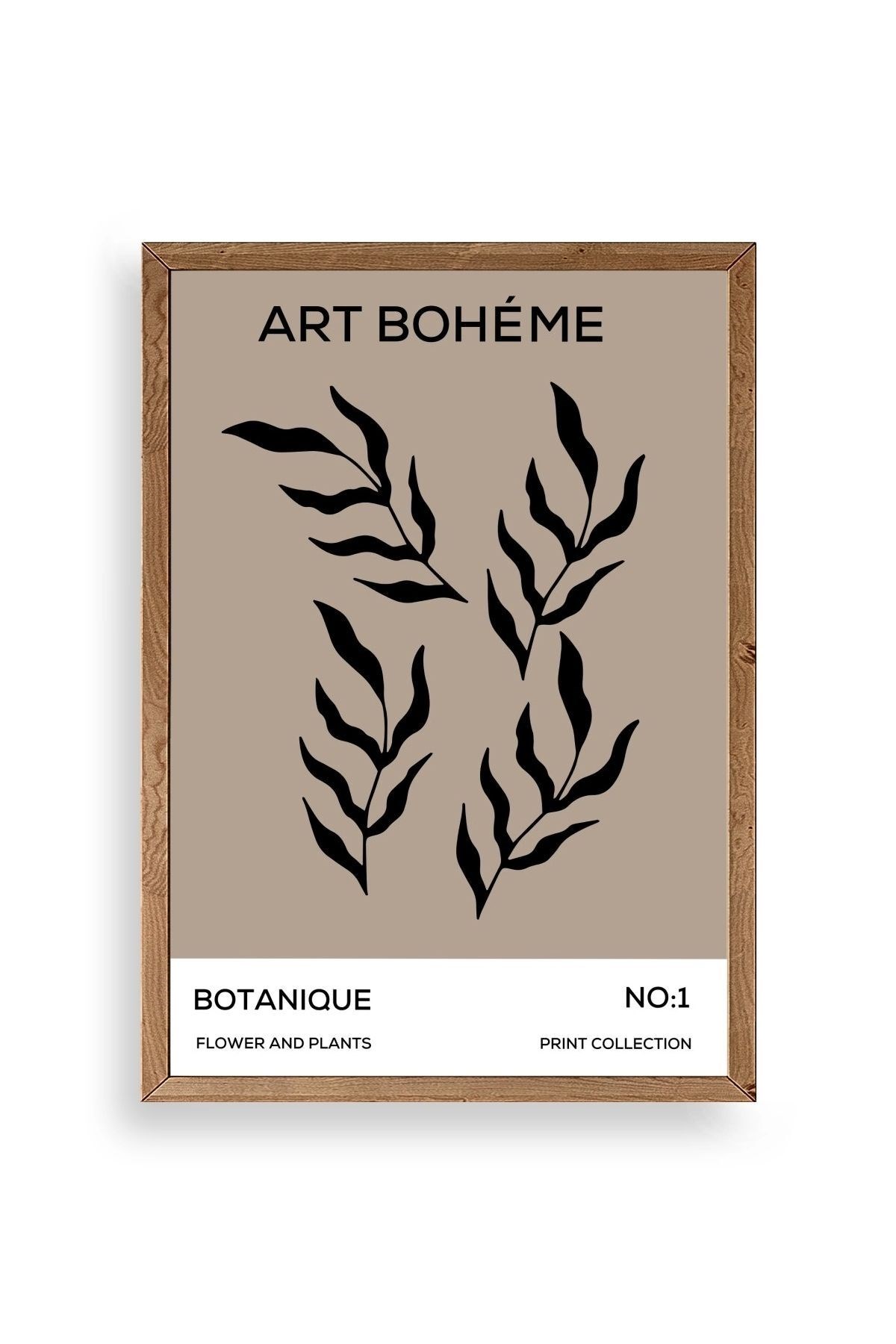 Art Boheme Ahşap Çerçeveli Tablo 50 x 70