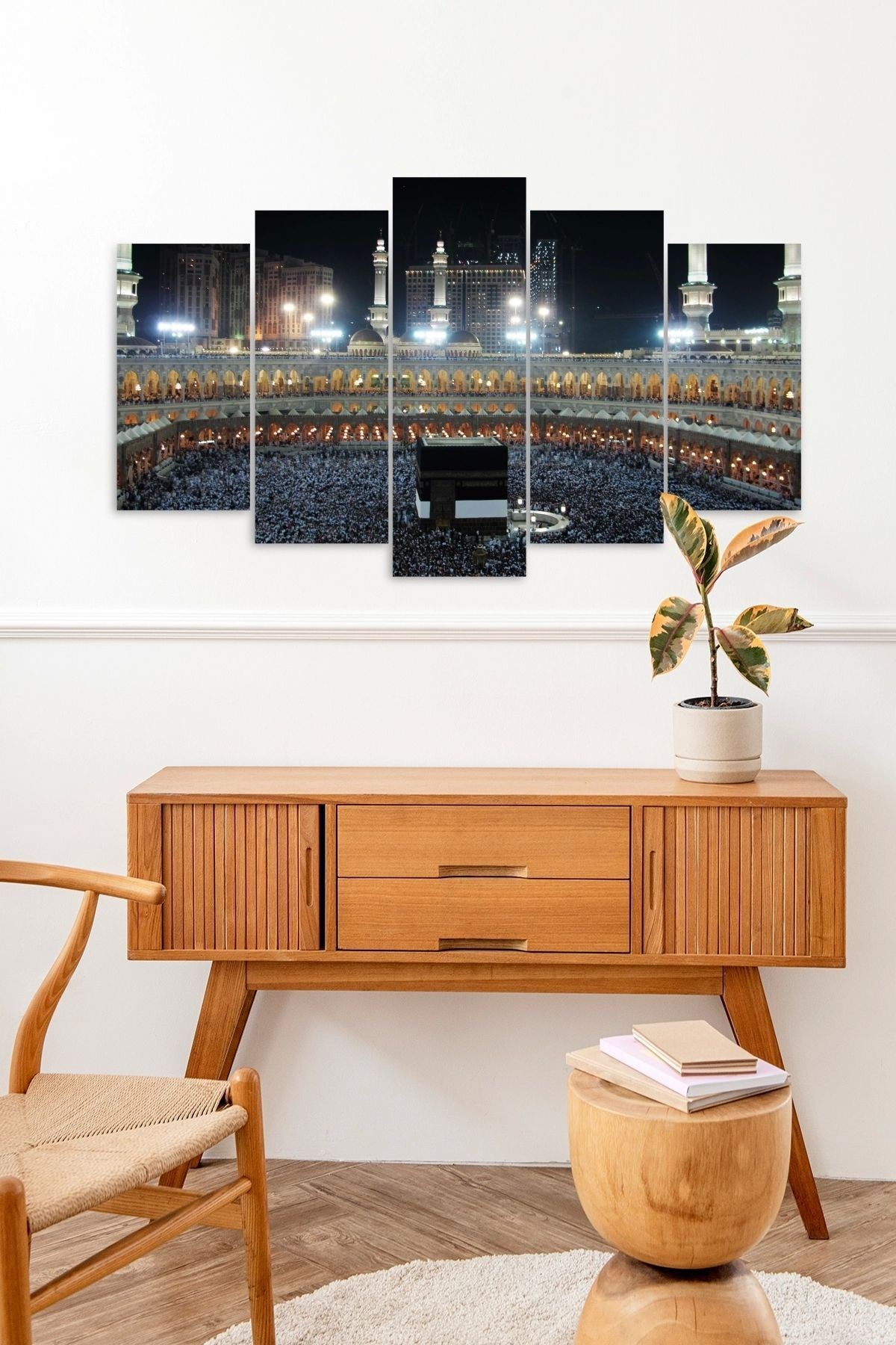 Kabe Manzarası 5 Parçalı Mdf Tablo 60 x 100