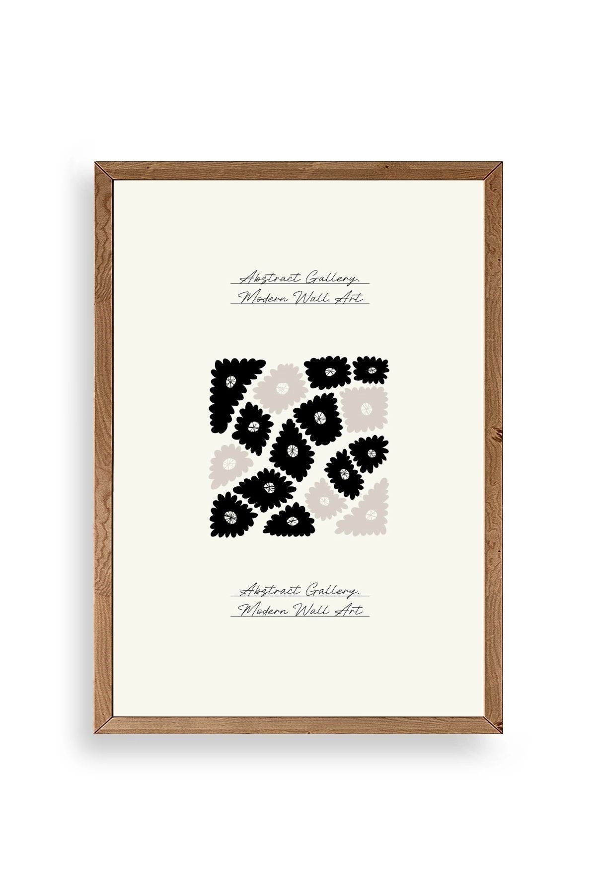 Çiçek Ahşap Çerçeveli Tablo 50 x 70