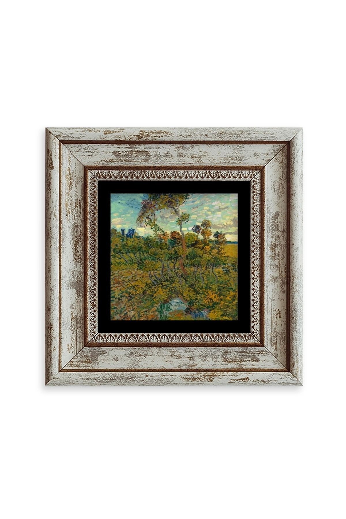 Manzara Çerçeveli Taş Tablo 20 cm