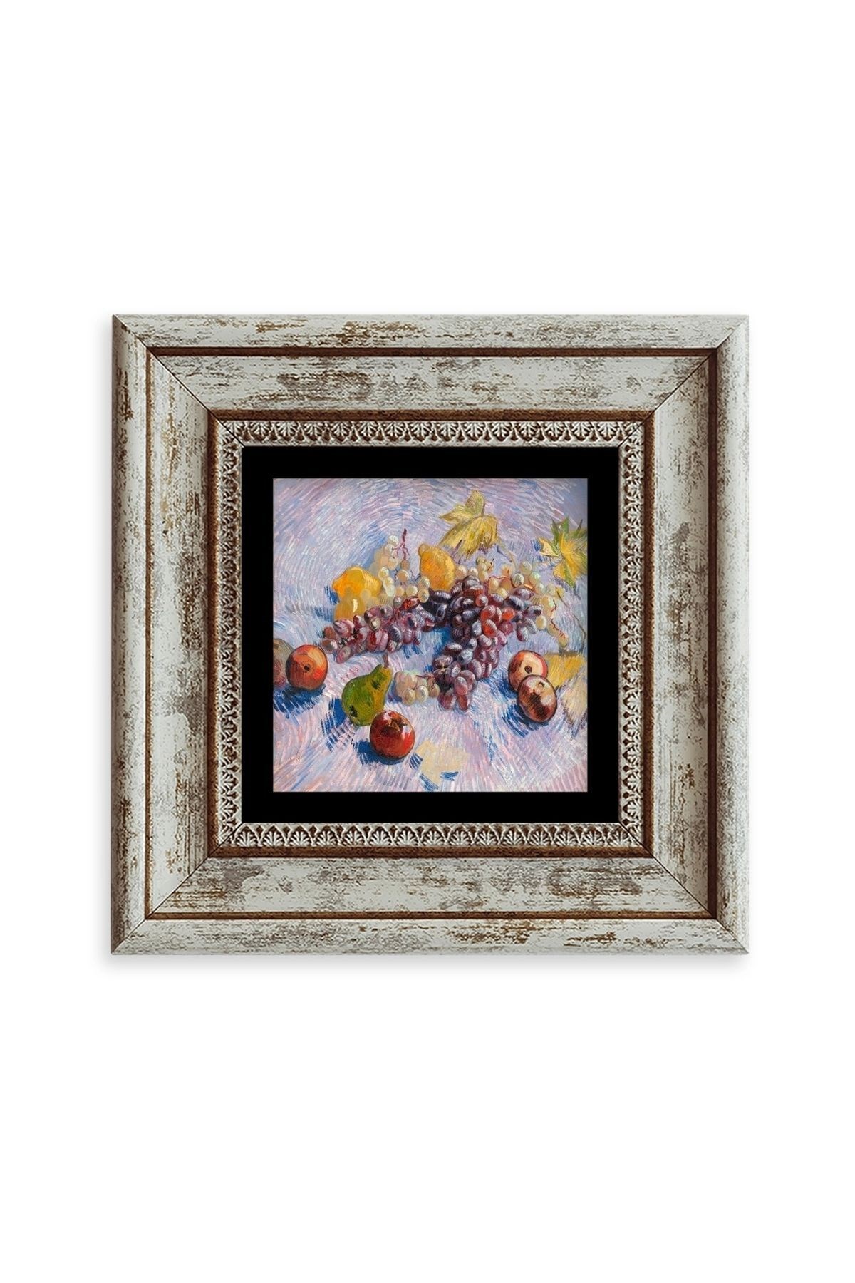 Van Gogh Çerçeveli Taş Tablo 20 cm