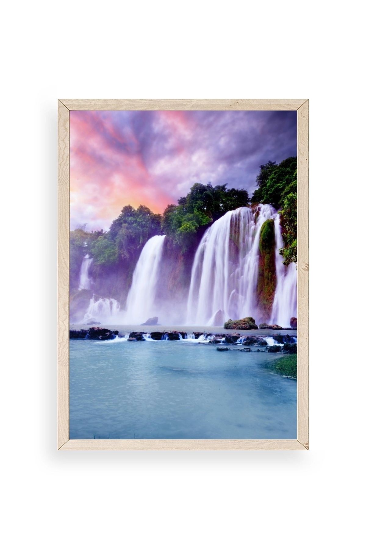 Manzara Doğa Ahşap Çerçeveli Tablo 17 x 23