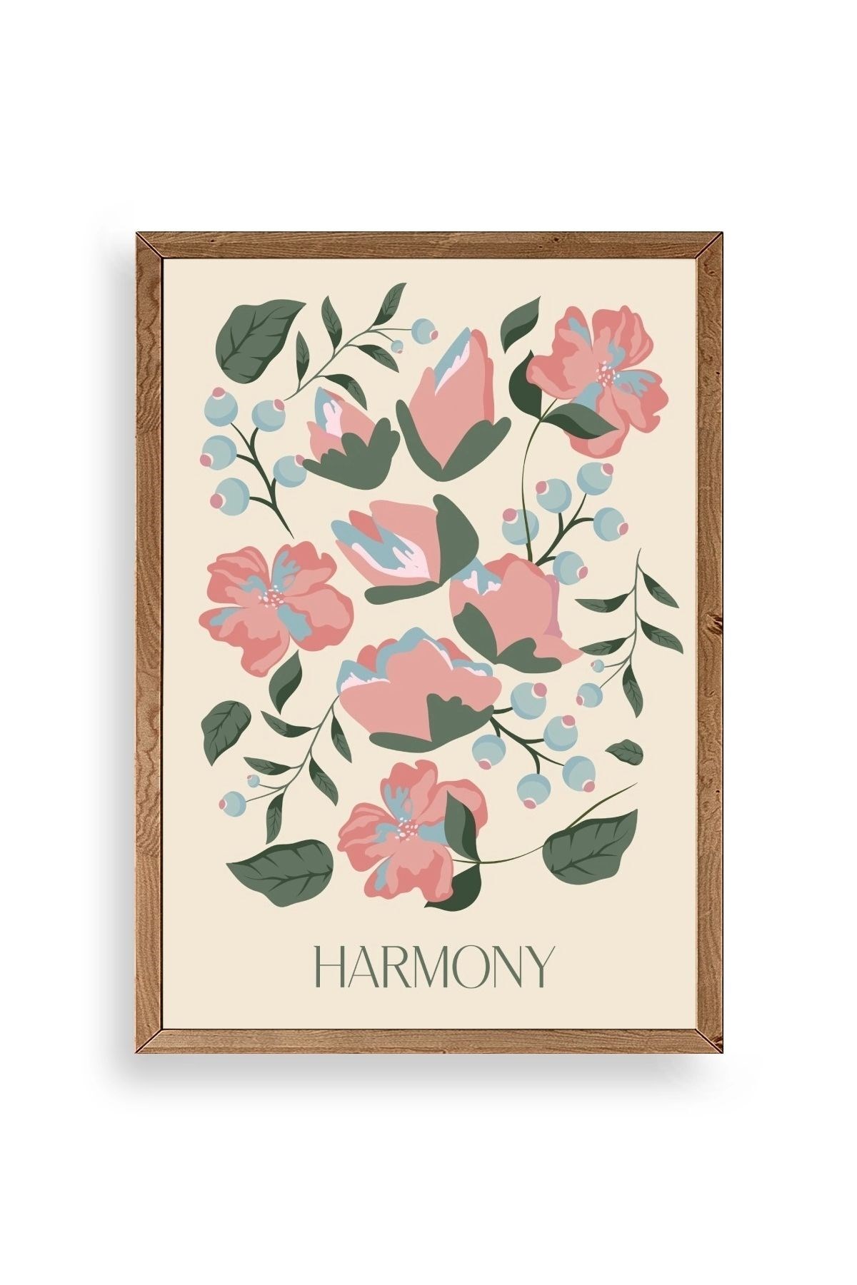 Harmony Ahşap Çerçeveli Tablo 30 x 42