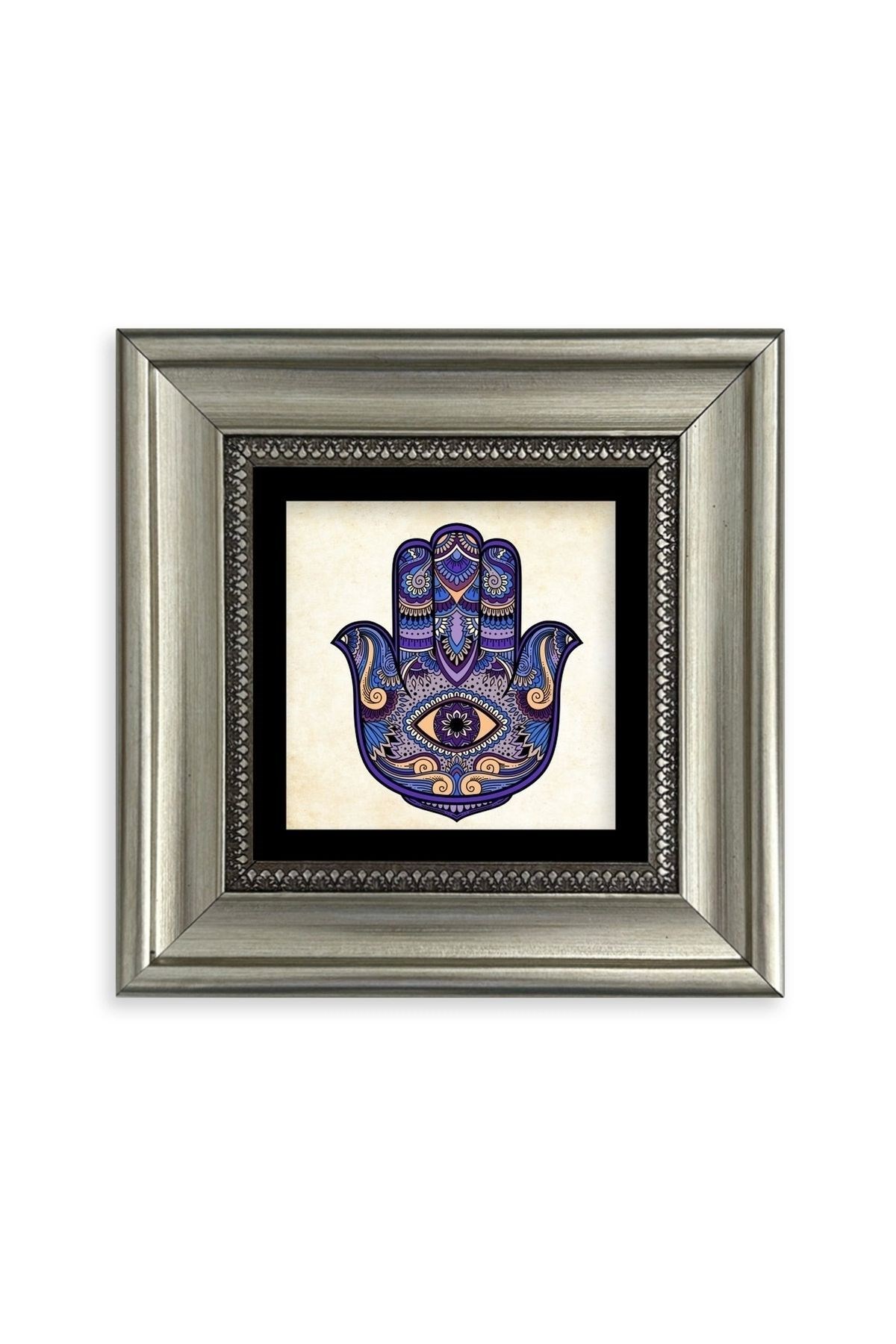 Fatma Ana Eli Çerçeveli Taş Tablo 20 cm