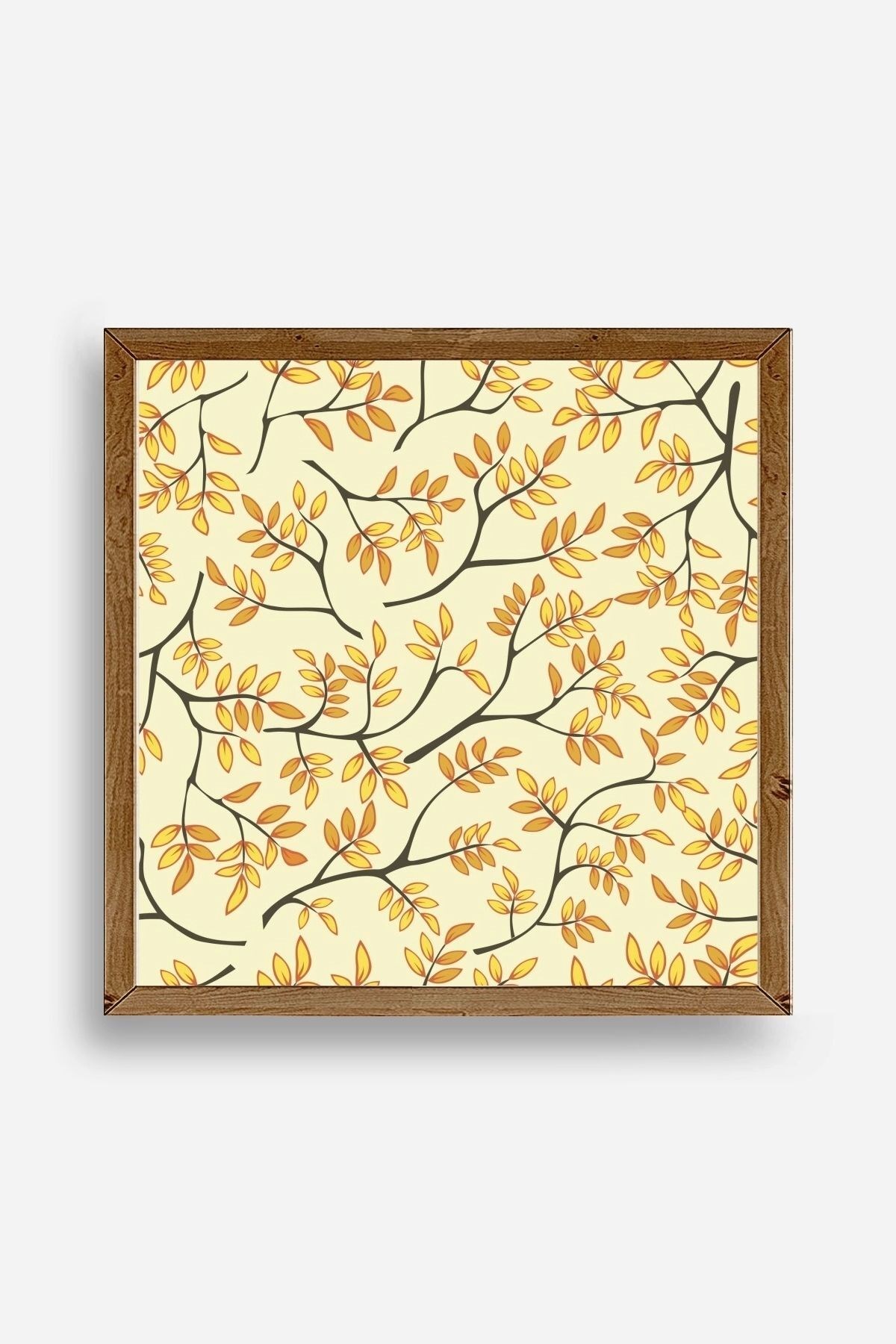 Dal Ahşap Çerçeveli Tablo 42 x 42