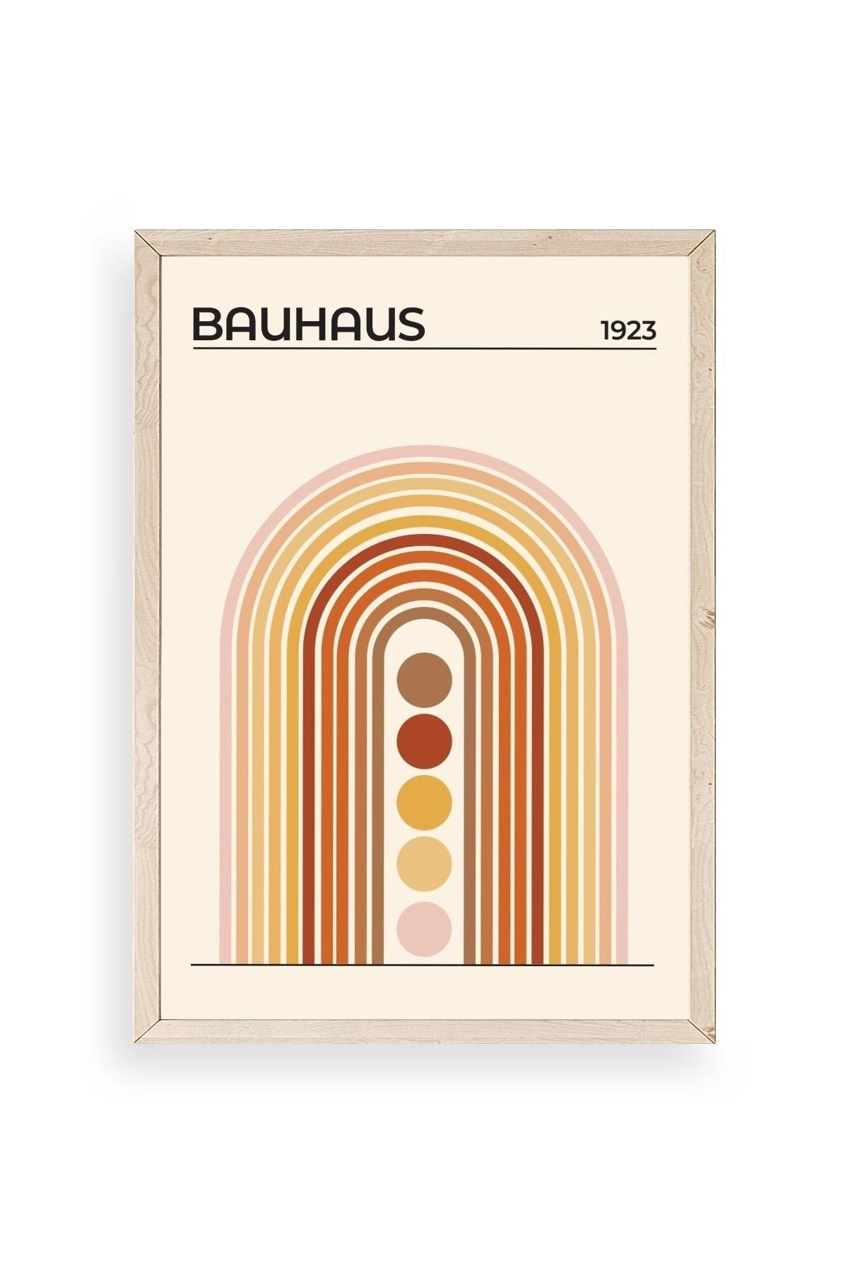 Bauhaus Ahşap Çerçeveli Tablo 30 x 42