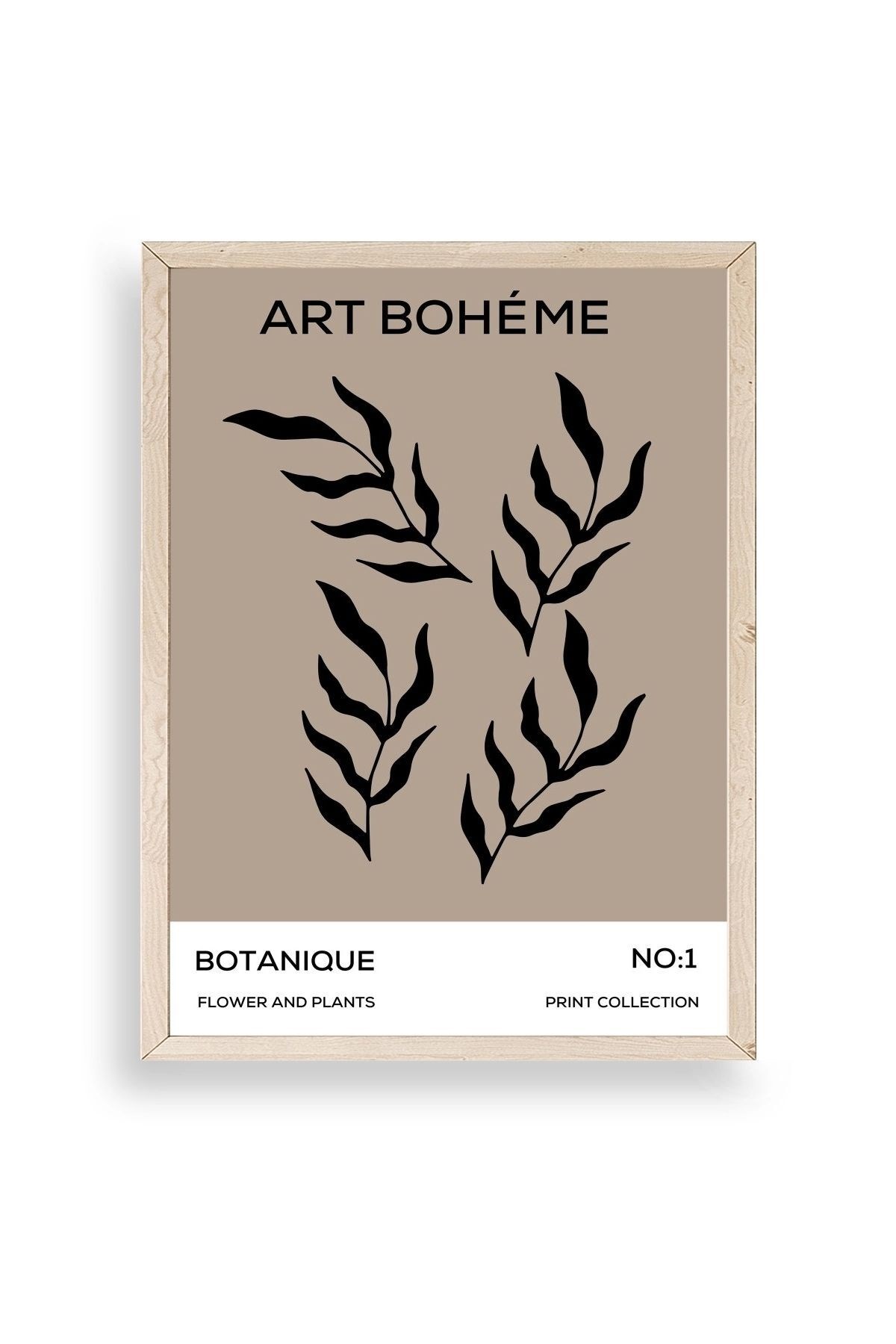 Art Boheme Ahşap Çerçeveli Tablo 50 x 70