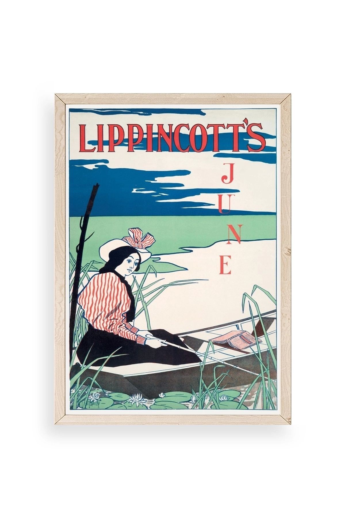 Lippincott's Ahşap Çerçeveli Tablo 23 x 30