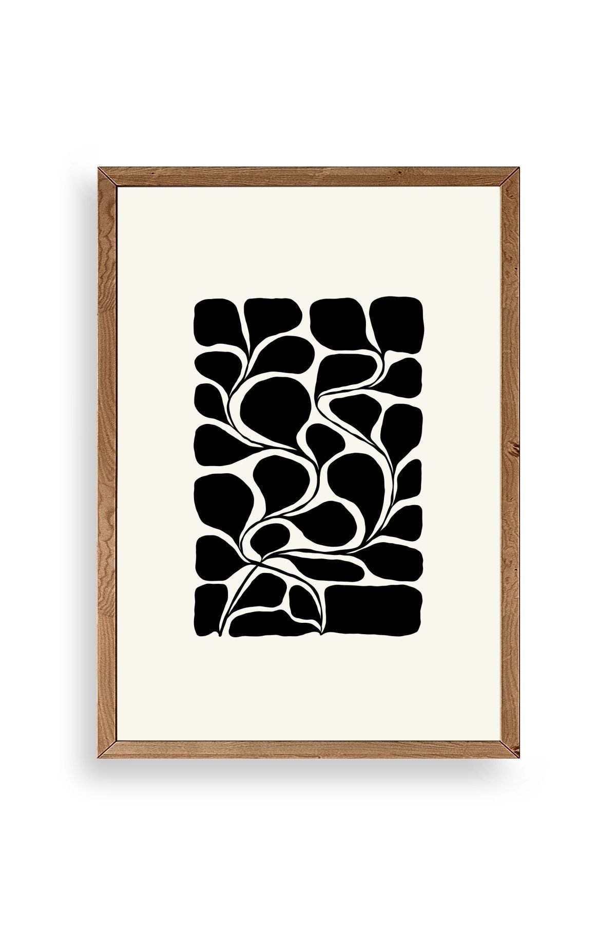 Desen Ahşap Çerçeveli Tablo 50 x 70