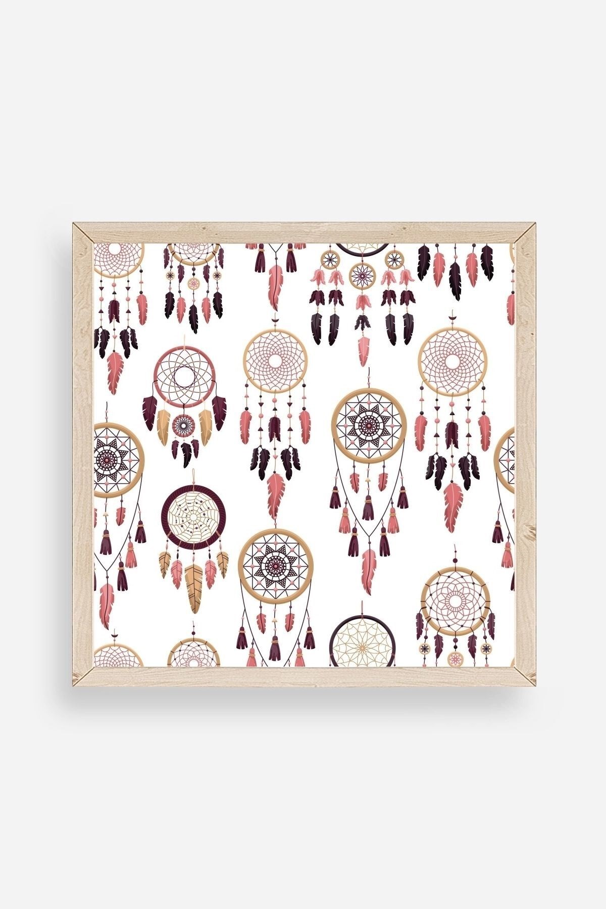 Rüya Kapanı Ahşap Çerçeveli Tablo 50 x 50