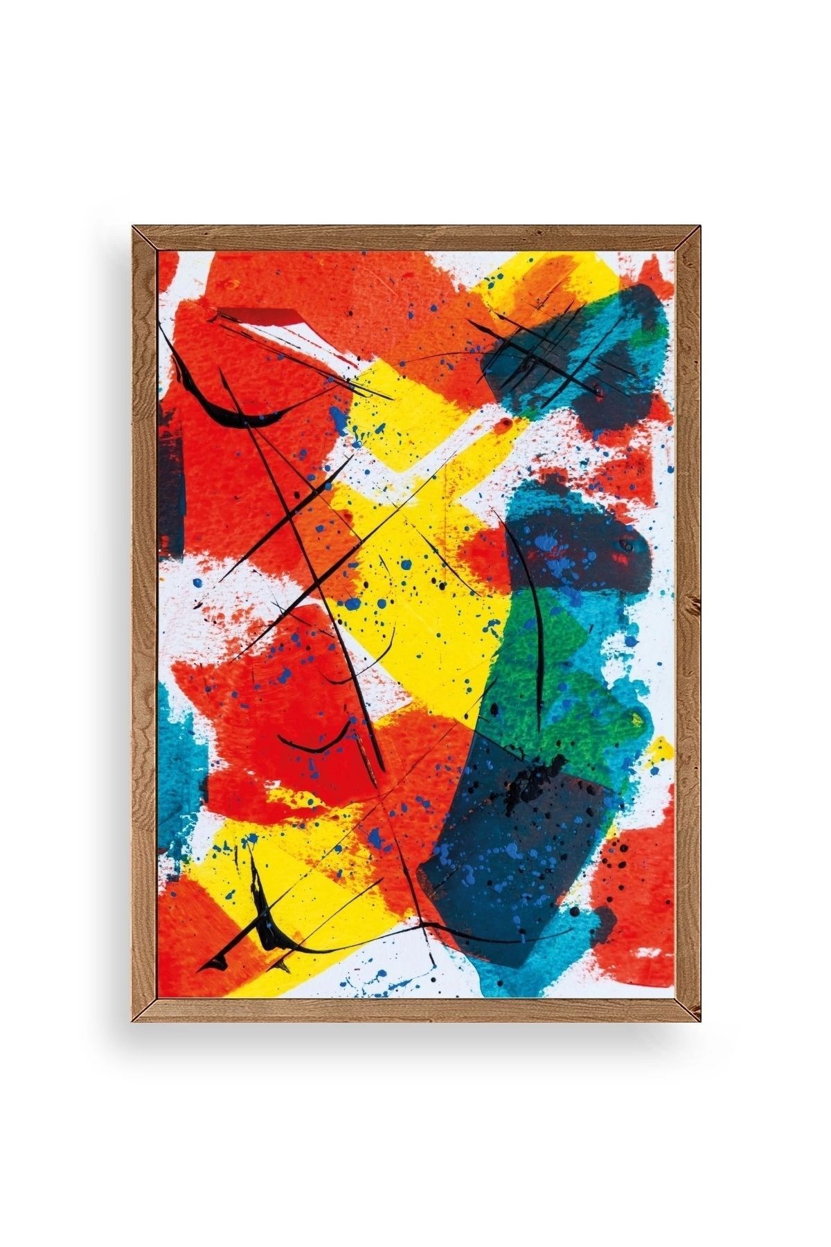 Mordern Ahşap Çerçeveli Tablo 30 x 42