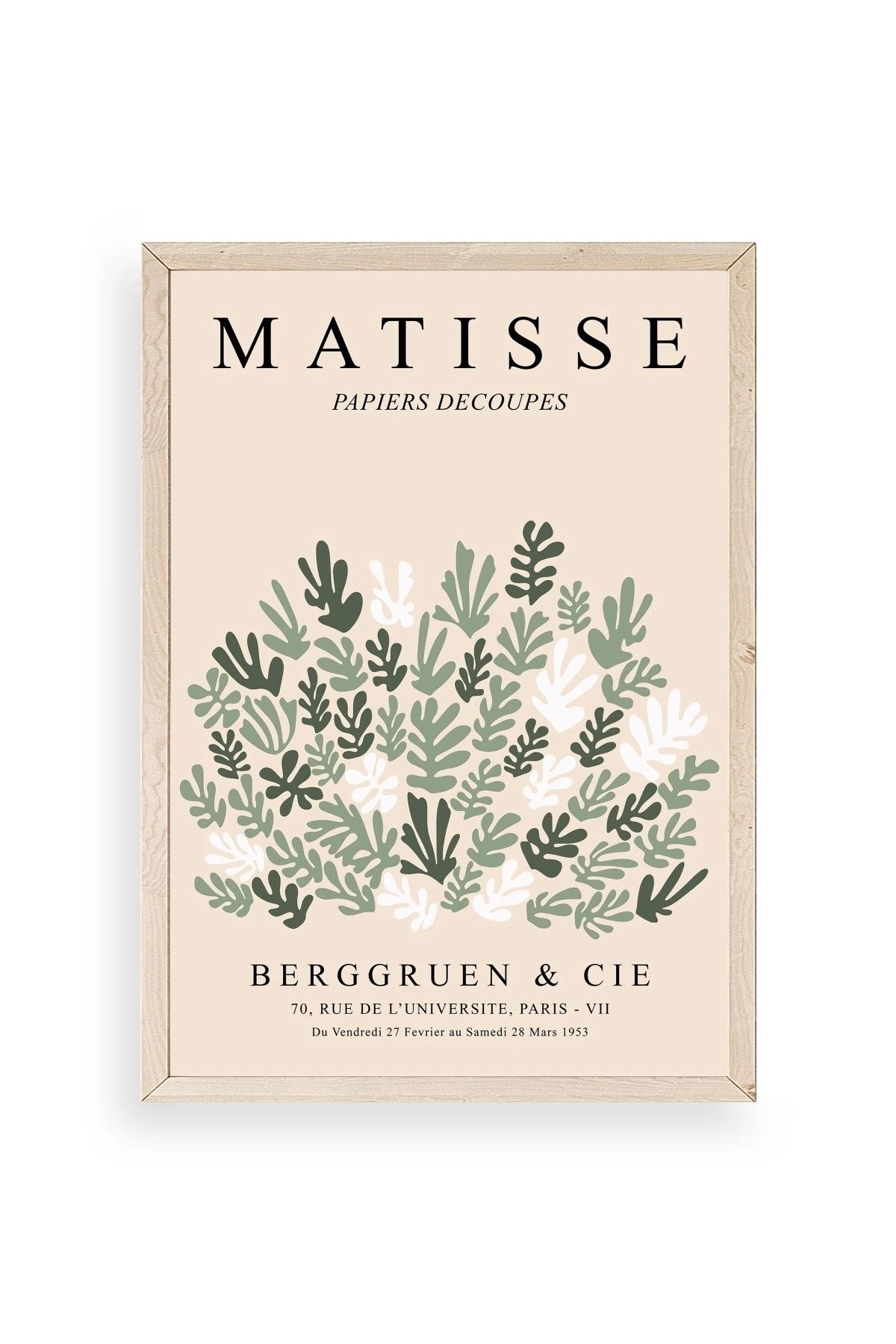 Matisse Ahşap Çerçeveli Tablo 17 x 23