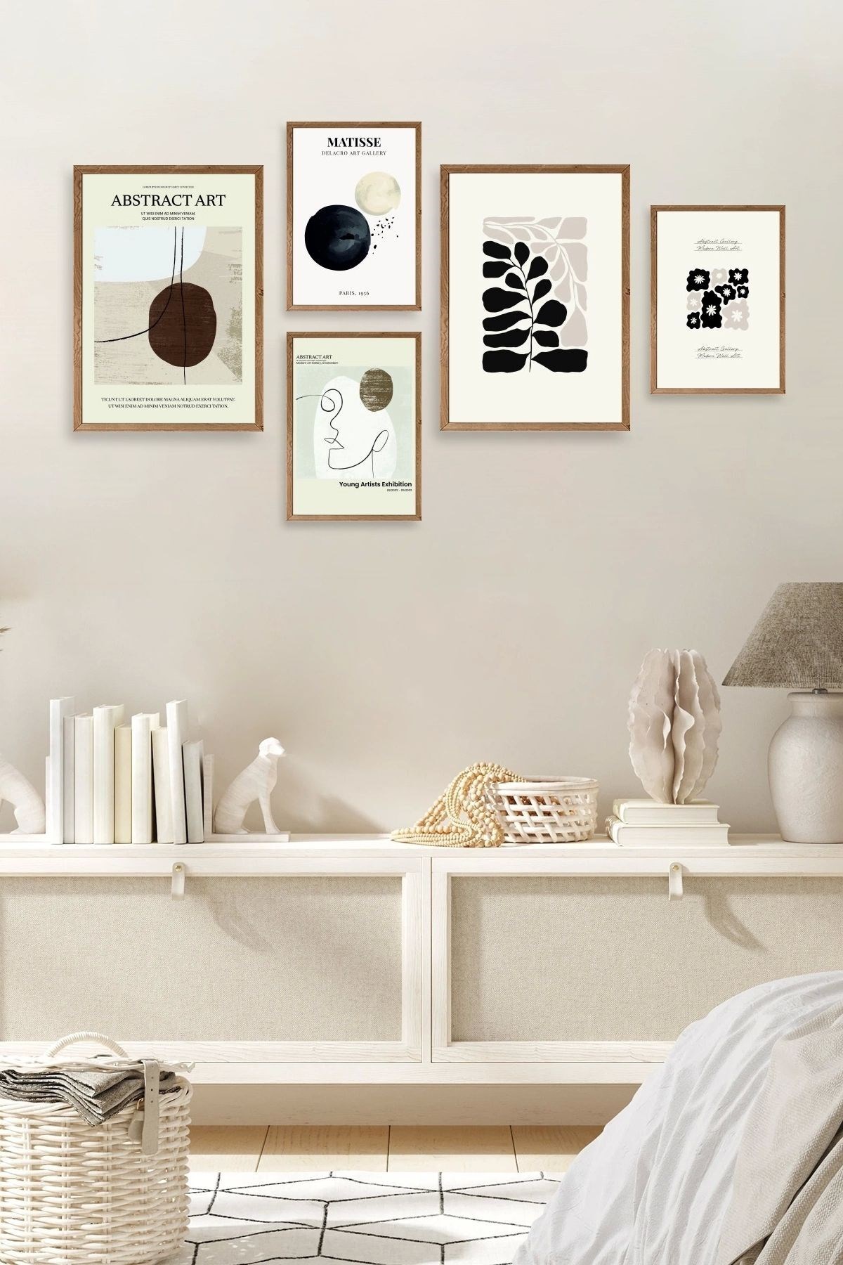 Matisse 5'li Tablo 30 x 40