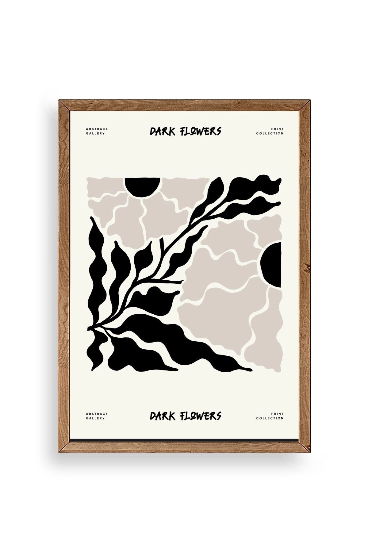 Çiçek Ahşap Çerçeveli Tablo 23 x 30