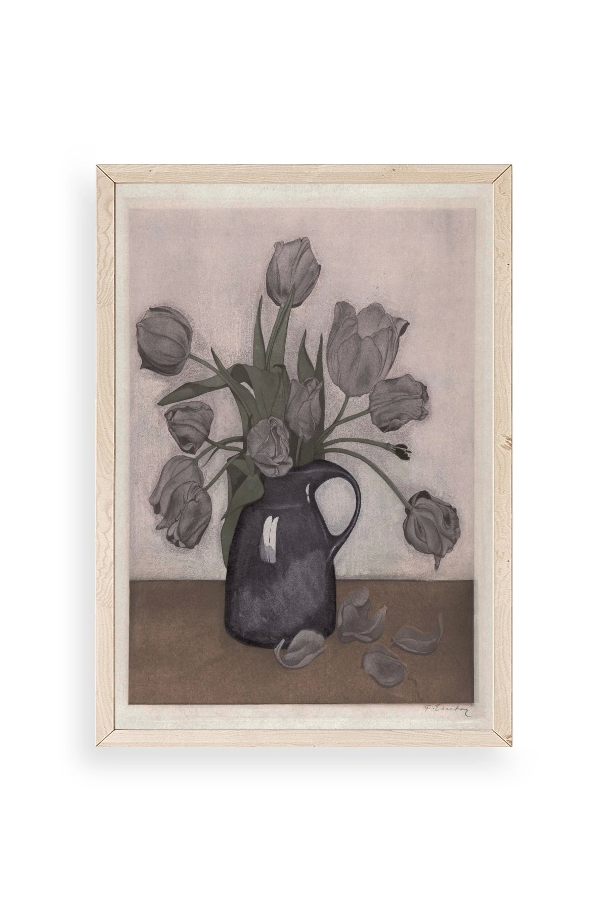 Everbag Ahşap Çerçeveli Tablo 30 x 42