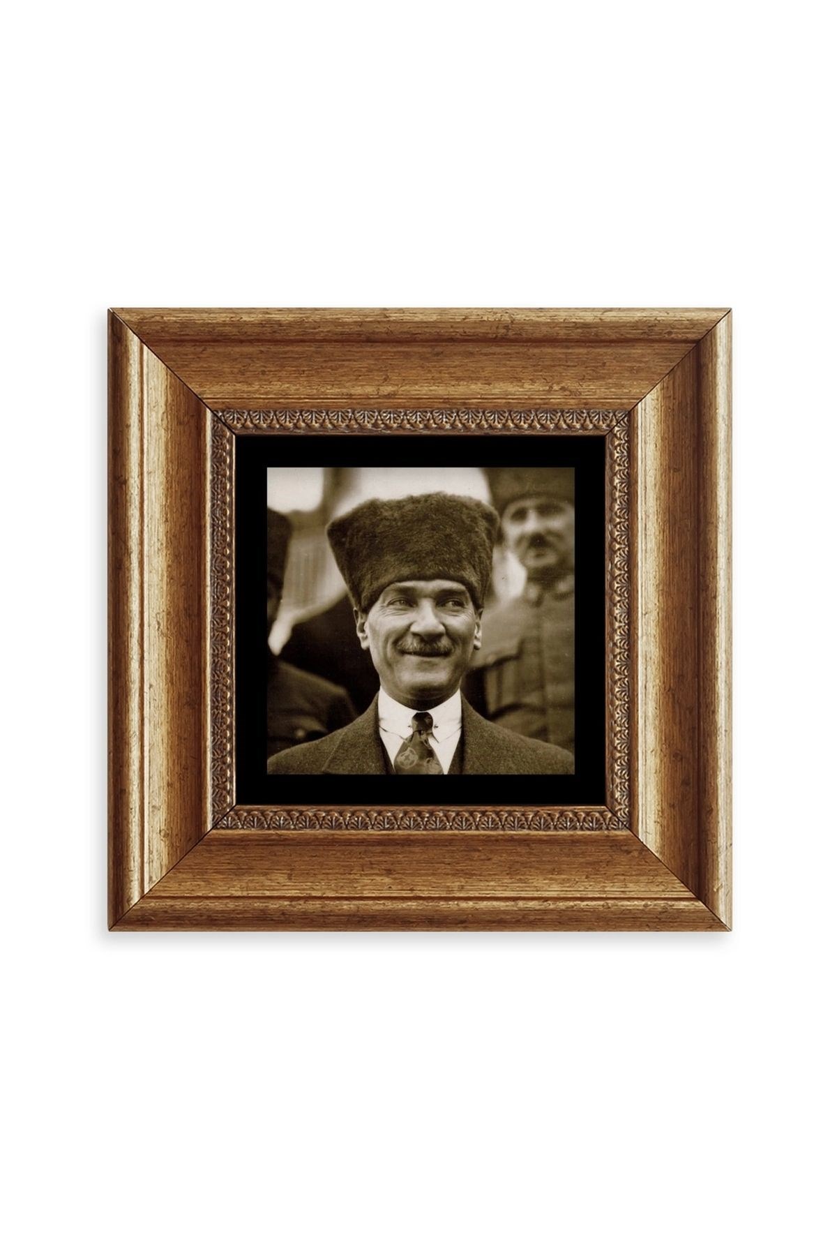 Atatürk Çerçeveli Taş Tablo 20 cm