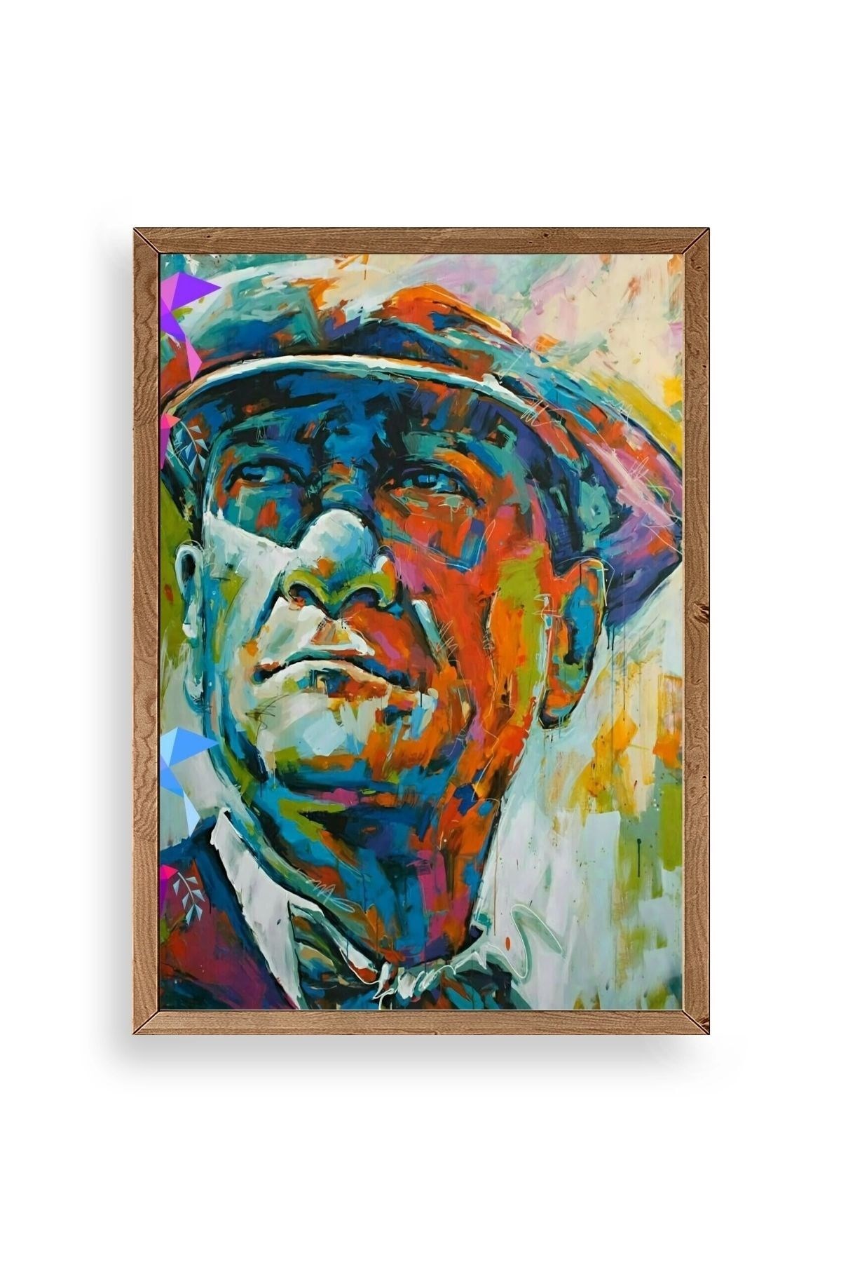 Atatürk Ahşap Çerçeveli Tablo 30 x 42