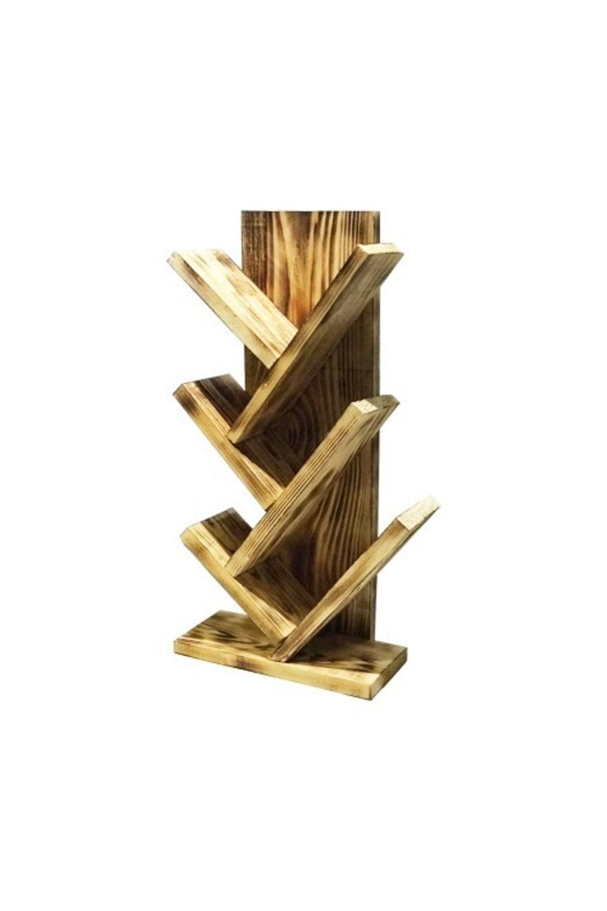 Ahşap Masa Üstü Kitaplık Çalışma Odası Kitaplığı