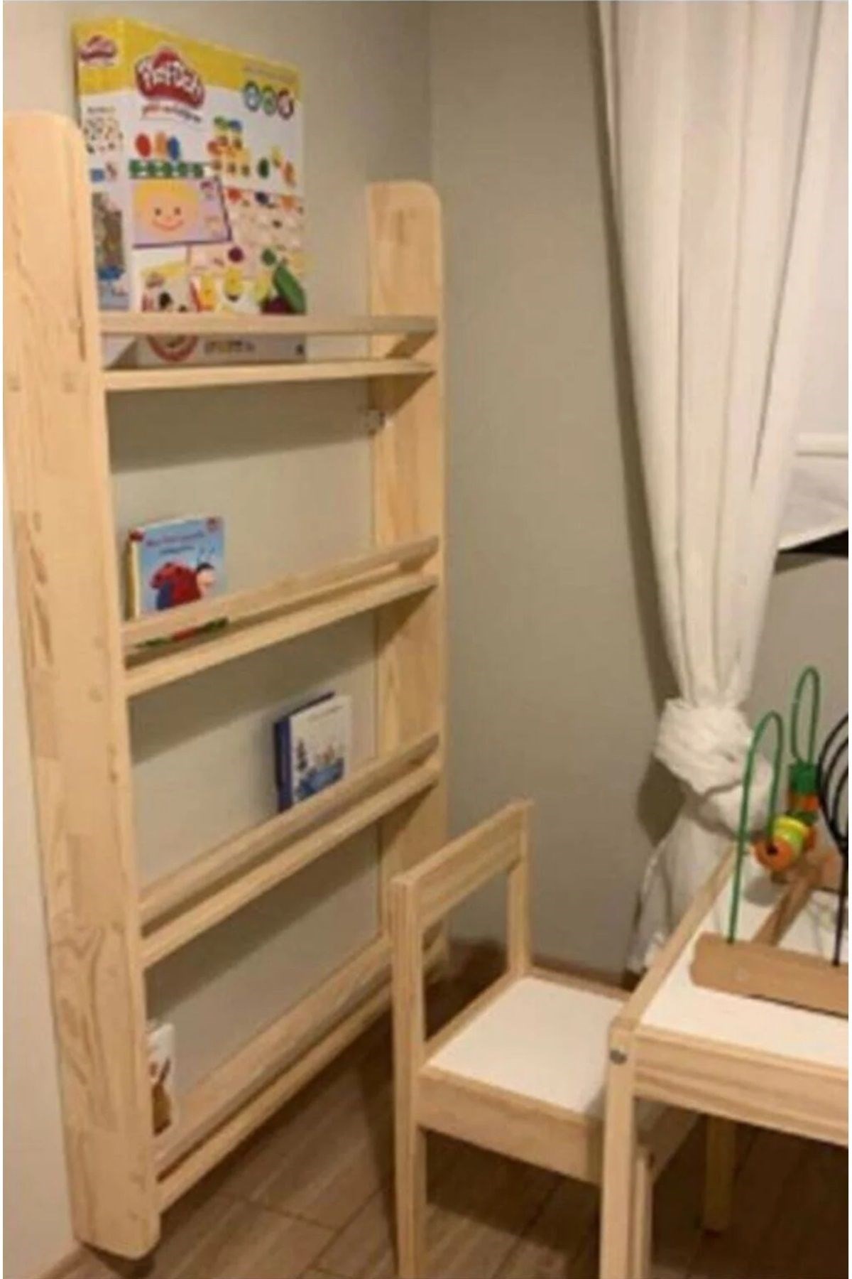 Montessori Duvar Rafı Çocuk, Ofis Kitaplık