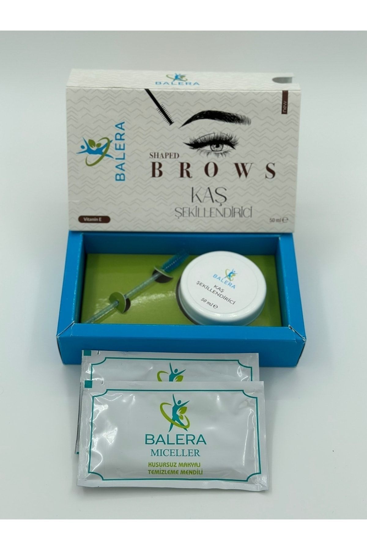 Kaş Şekillendirici & Makyaj Temizleme Mendili