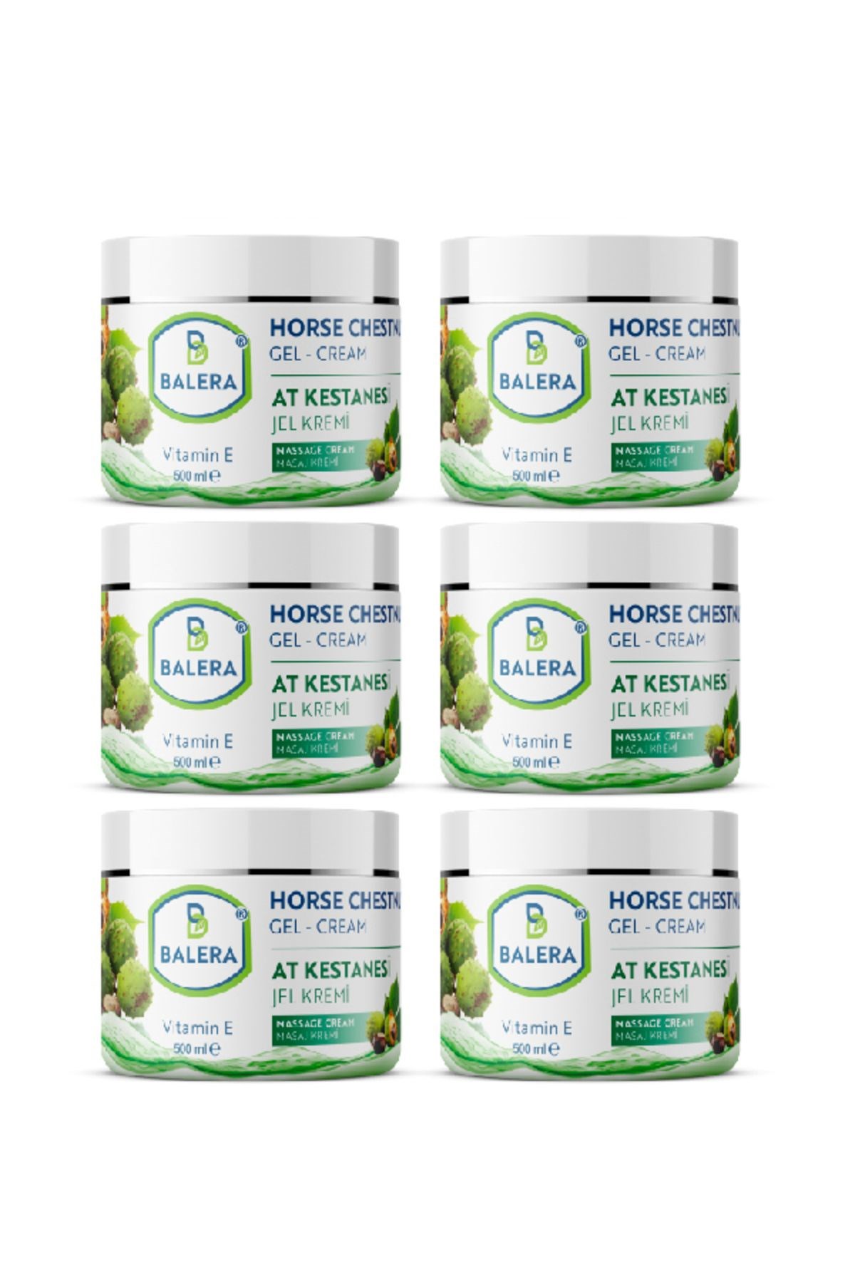 At Kestanesi Masaj Jeli 500ml 6 Adet