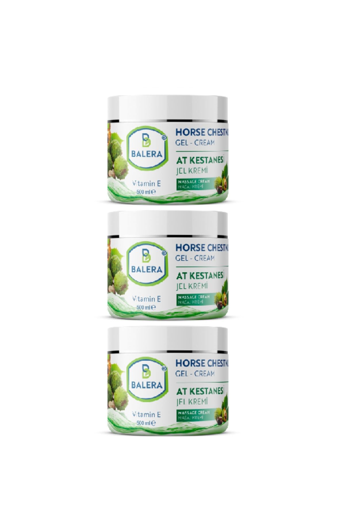 At Kestanesi Masaj Jeli 500ml 3 Adet